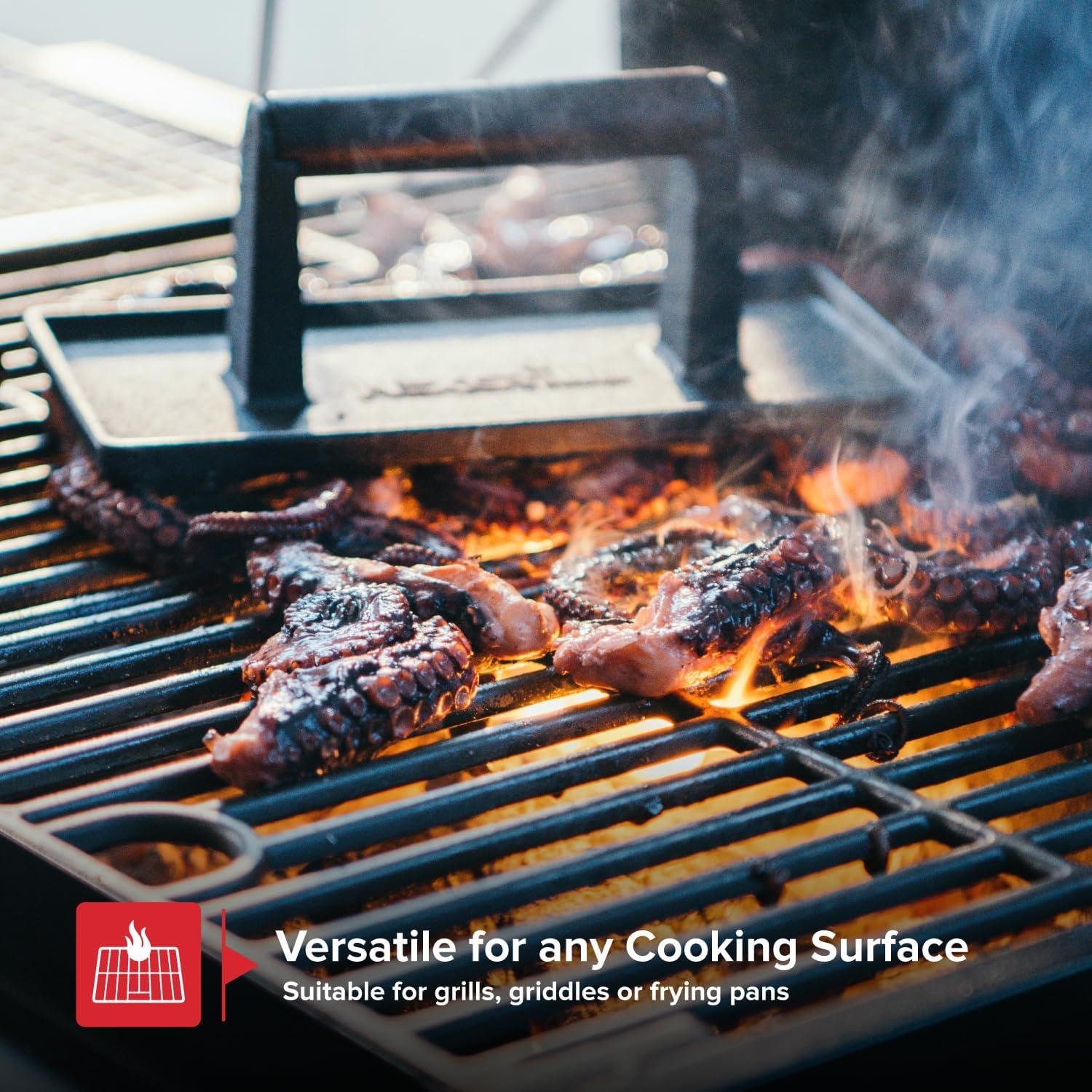 Prensa de Hamburguesas Nexgrill Hierro Fundido 22.23x11.43cm