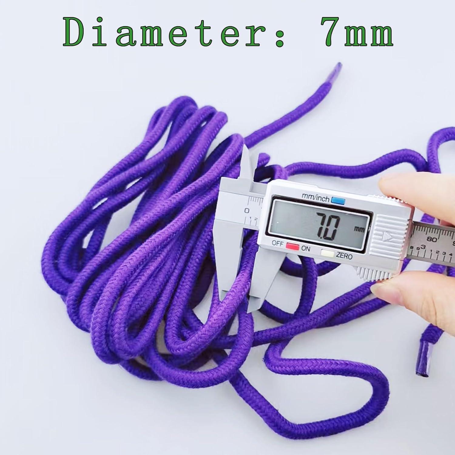 Cuerda de Algodón Trenzada HanyHere 8mm - 3 Rollos Colores