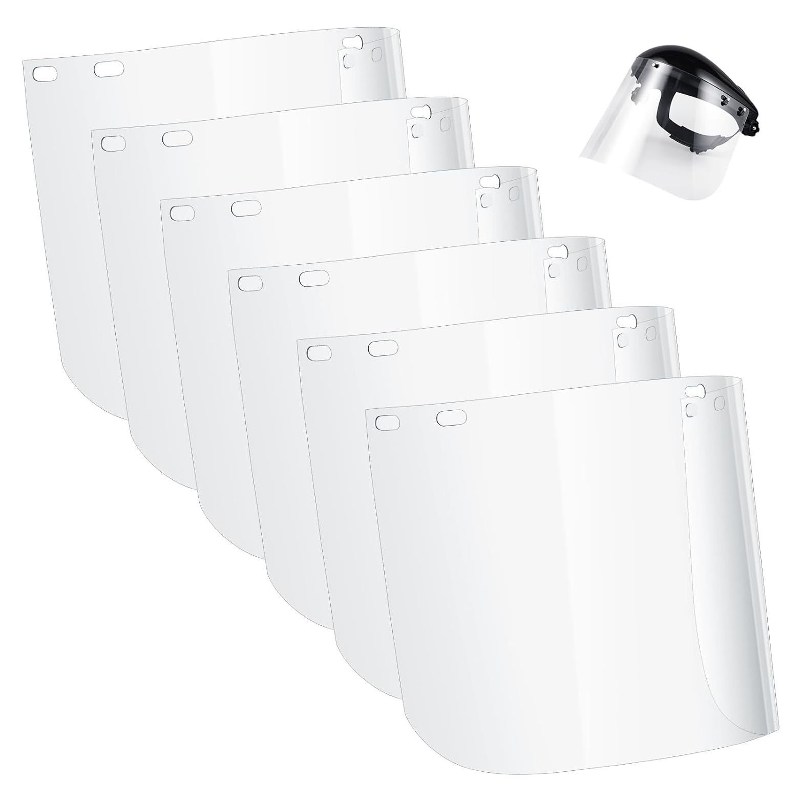 Escudos Faciales de Seguridad Kingdder 6 Pcs 42.9x30 cm PET