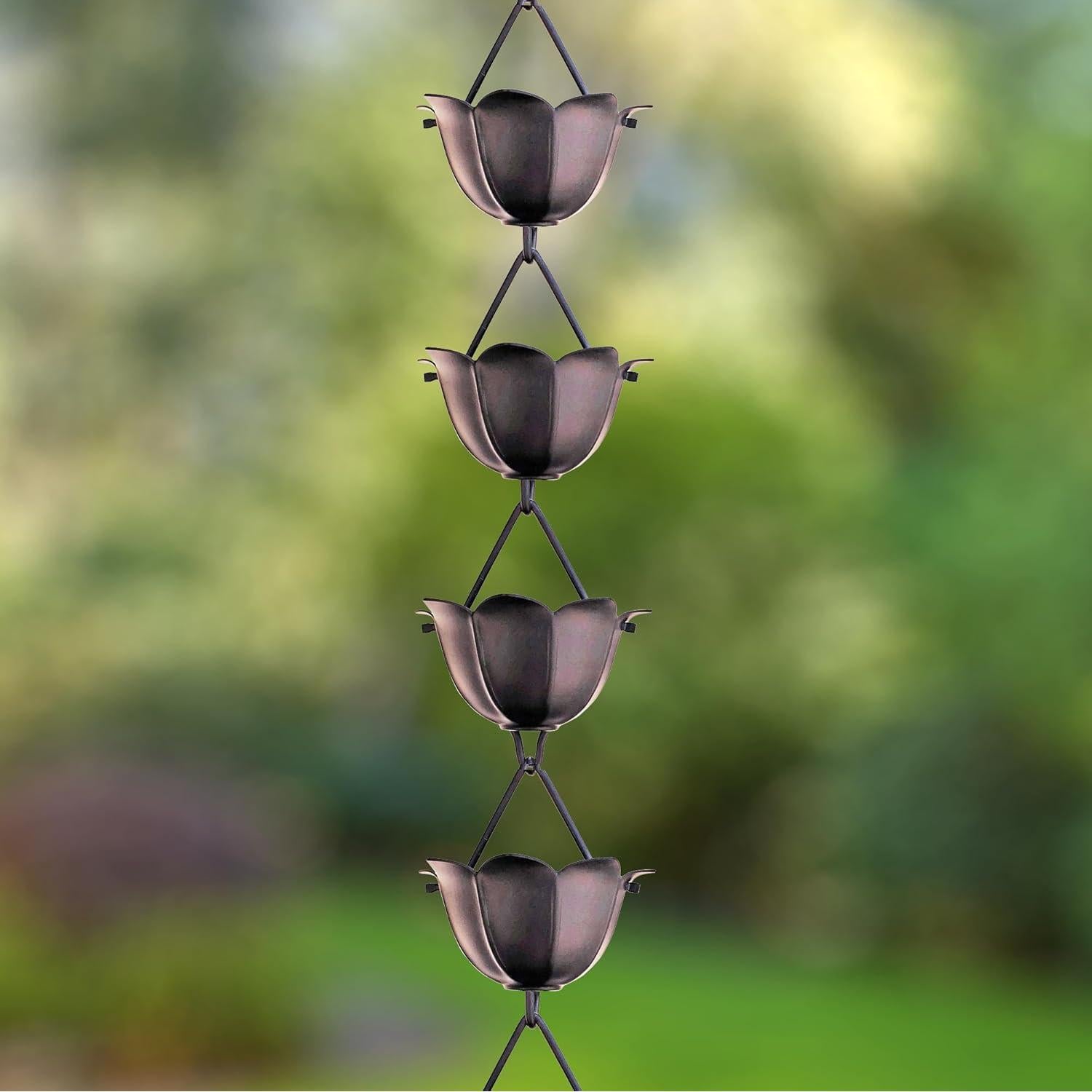 Extensión Cadena de Lluvia Monarch 0.91 m Aluminio Negro