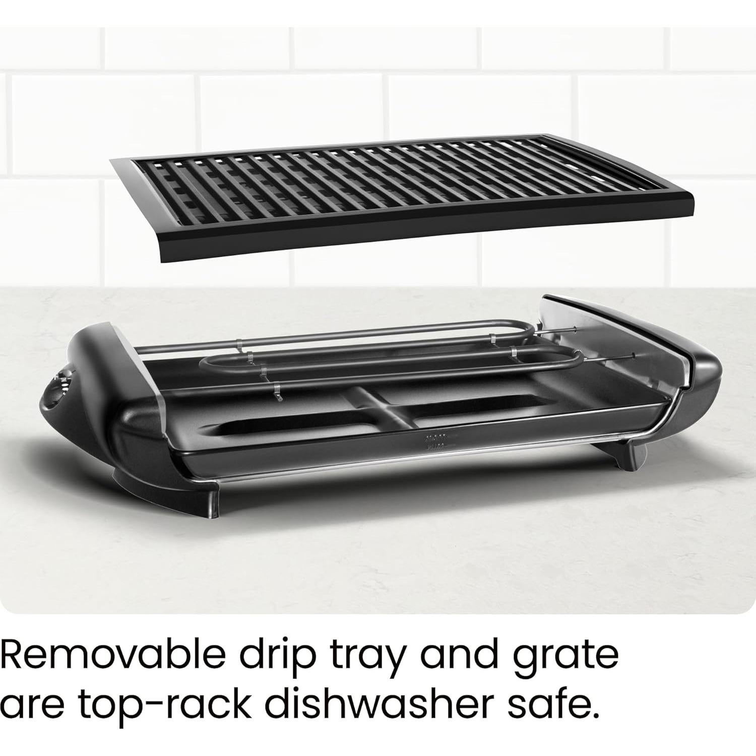 Parrilla Eléctrica Interior Chefman 1220W Antiadherente