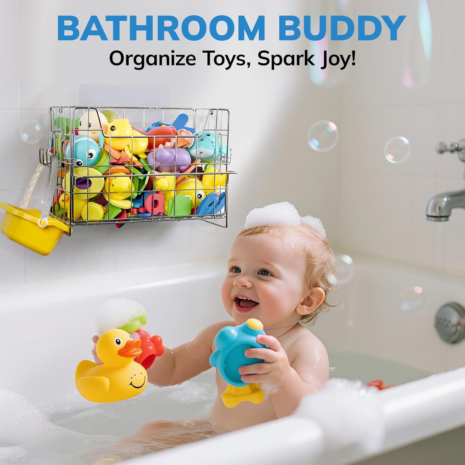 Soporte de Juguetes de Baño Umimile Acero Inoxidable 8.6L