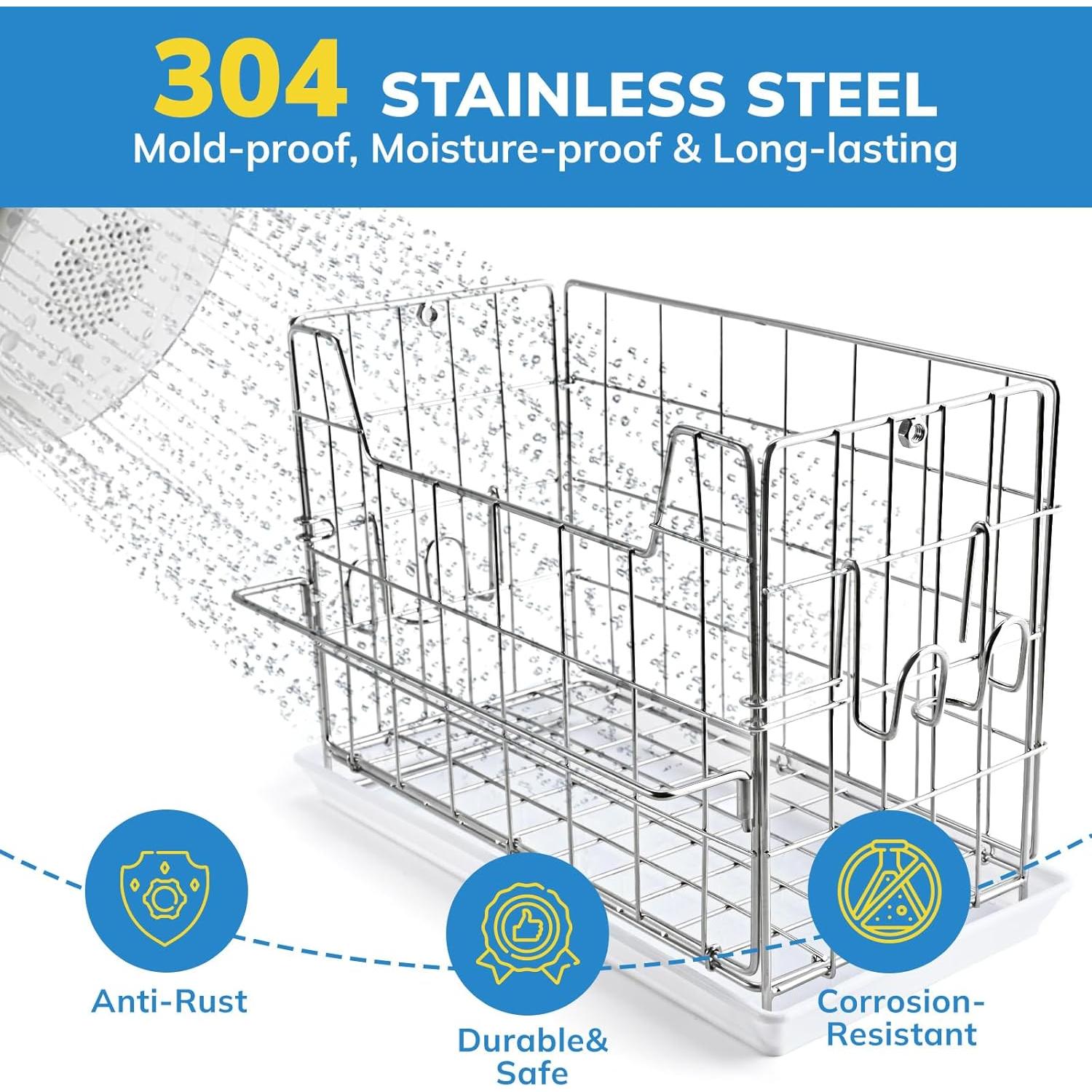 Soporte de Juguetes de Baño Umimile Acero Inoxidable 8.6L