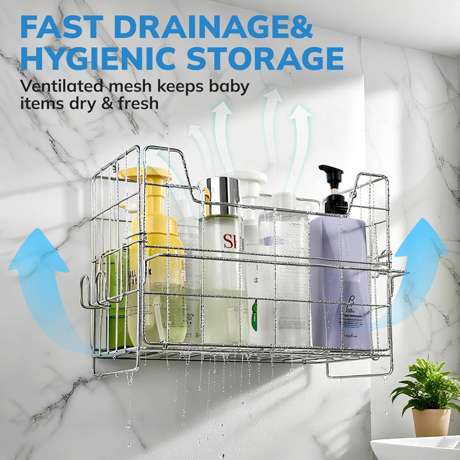 Soporte de Juguetes de Baño Umimile Acero Inoxidable 8.6L