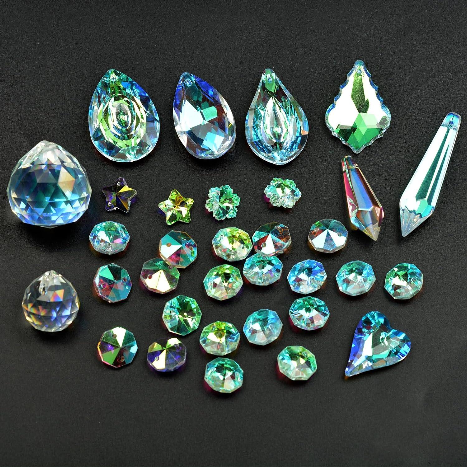 Kit de Fabricación de Atrapa Rayos DIY JIYIEW - 215 Piezas Cristal