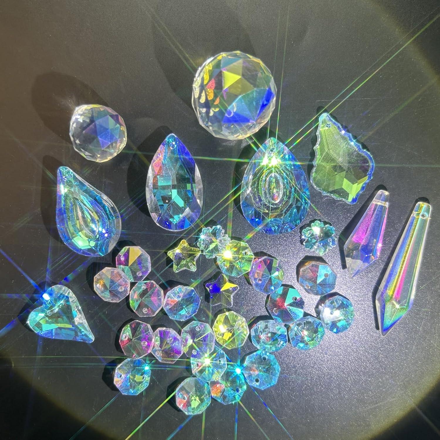 Kit de Fabricación de Atrapa Rayos DIY JIYIEW - 215 Piezas Cristal