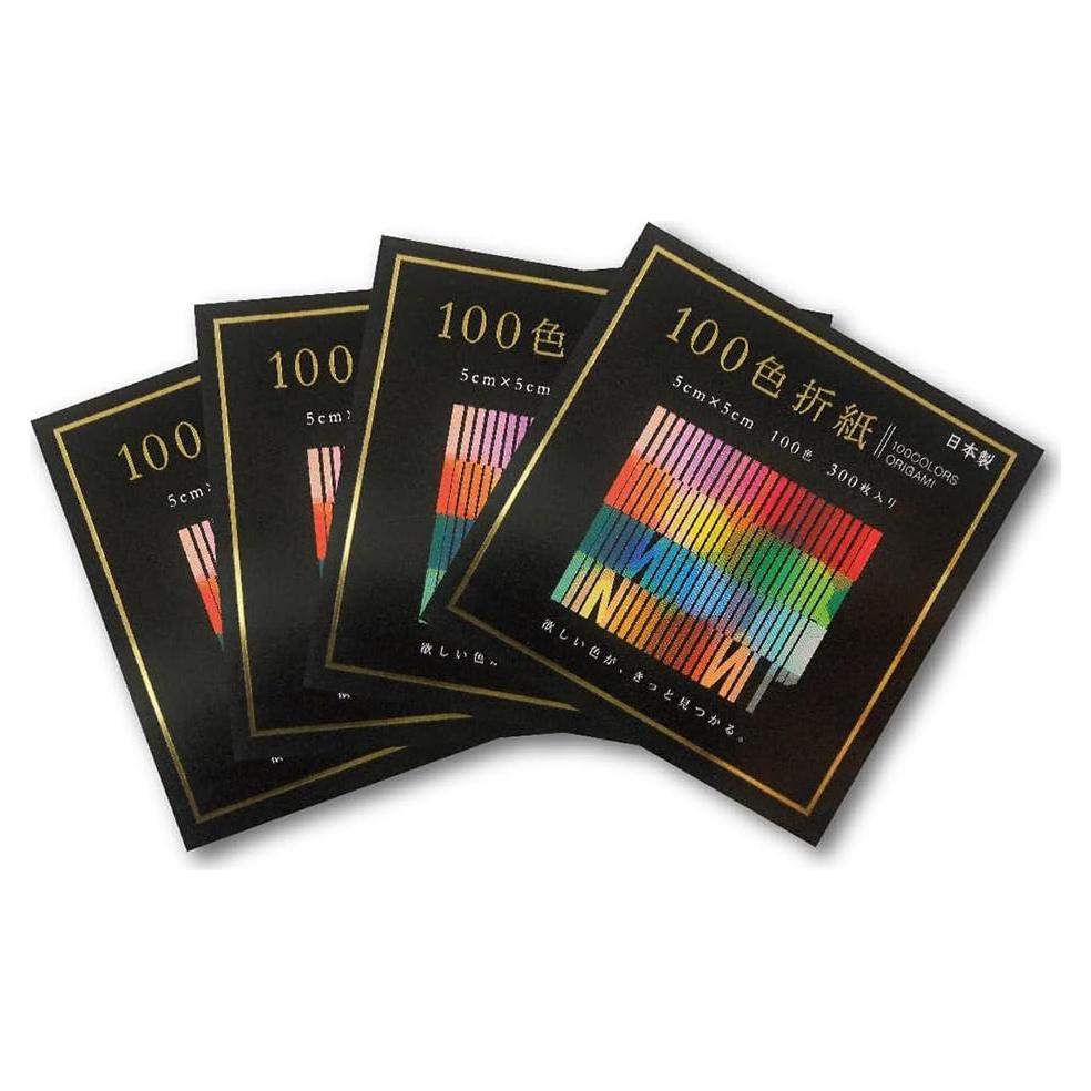 Papel de Origami Ehime Paperwork EN-100C-01, 300 Hojas 5x5cm