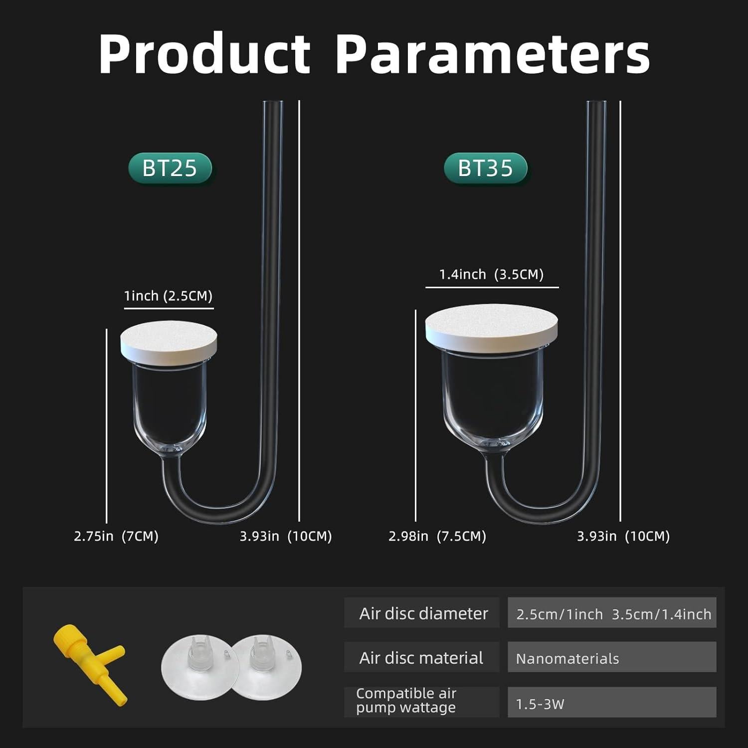 Difusor de Aire para Acuario Boxtech - Alto Oxígeno Disuelto