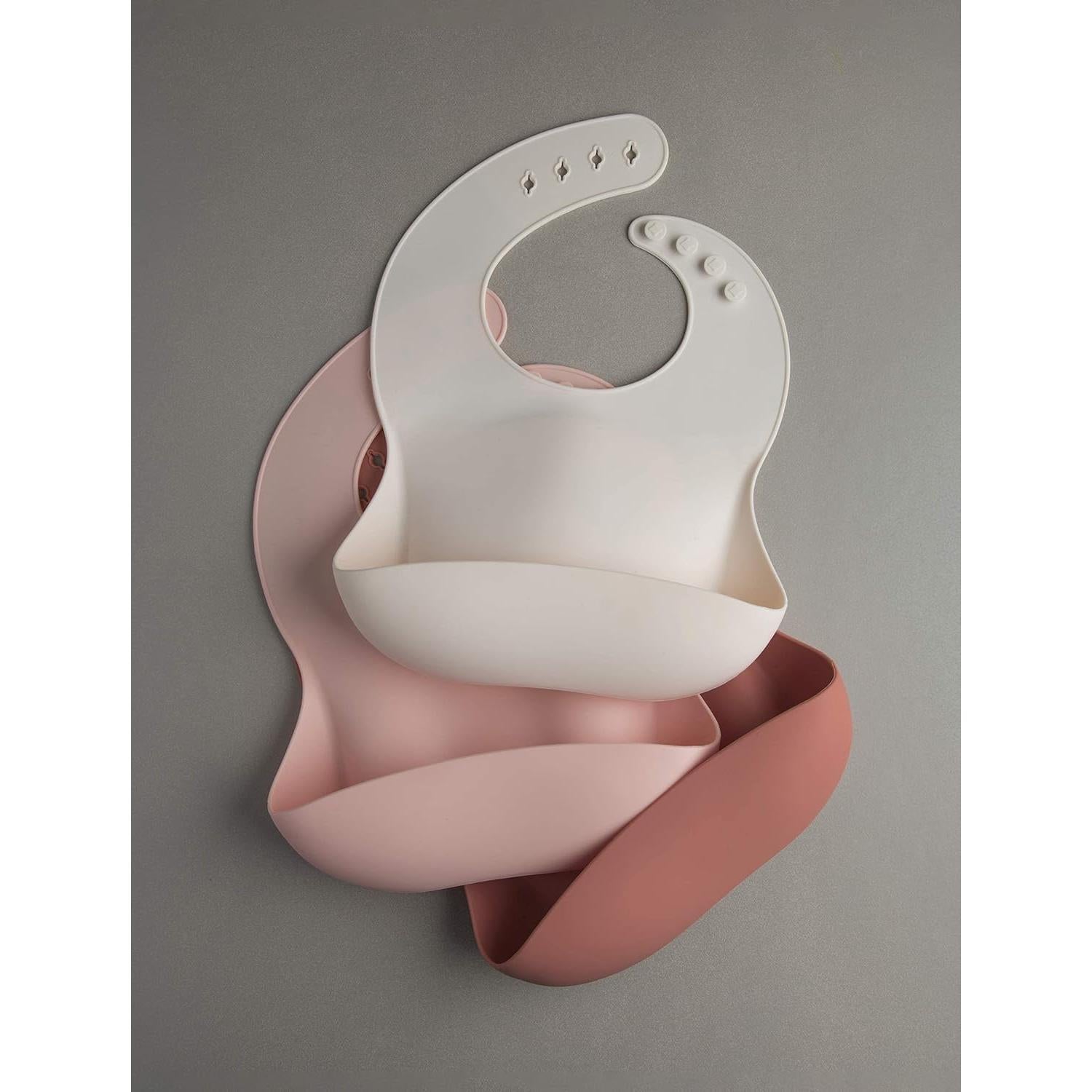 Babero de Silicona Suave Loulou Lollipop Crema de Coco