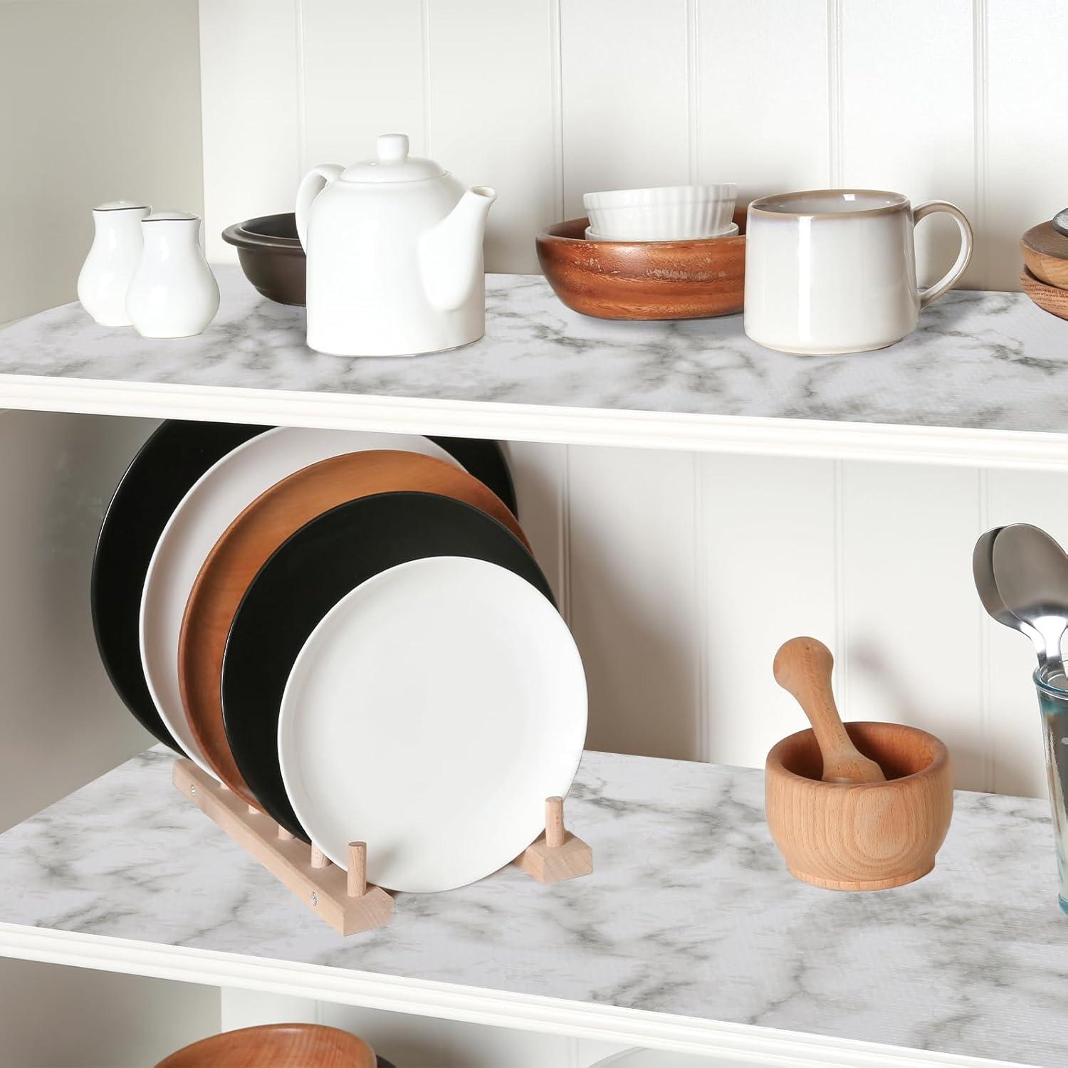 Forro Antideslizante para Cajones CLENAT 30cm x 3m Mármol