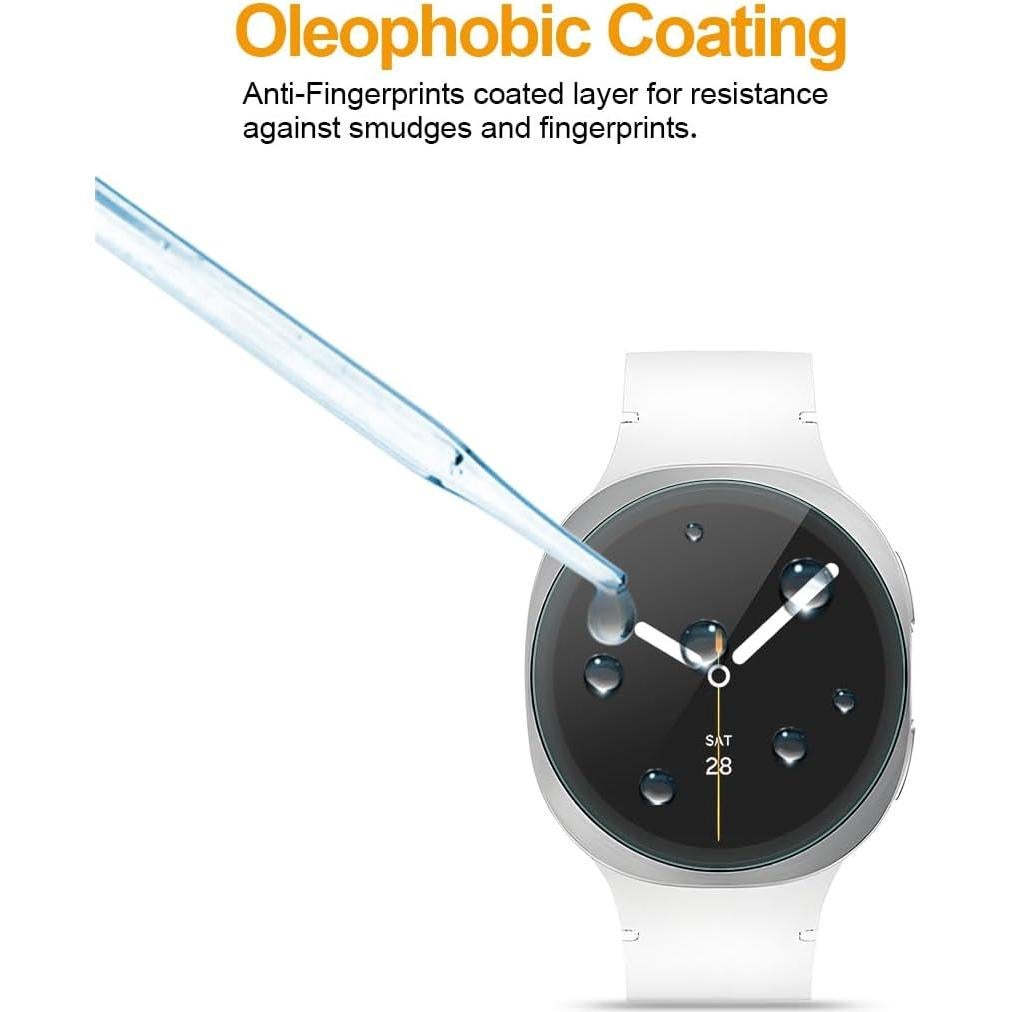 Protector de Pantalla Vidrio Templado Supershieldz para Galaxy Watch 8 40mm - 3 Unidades