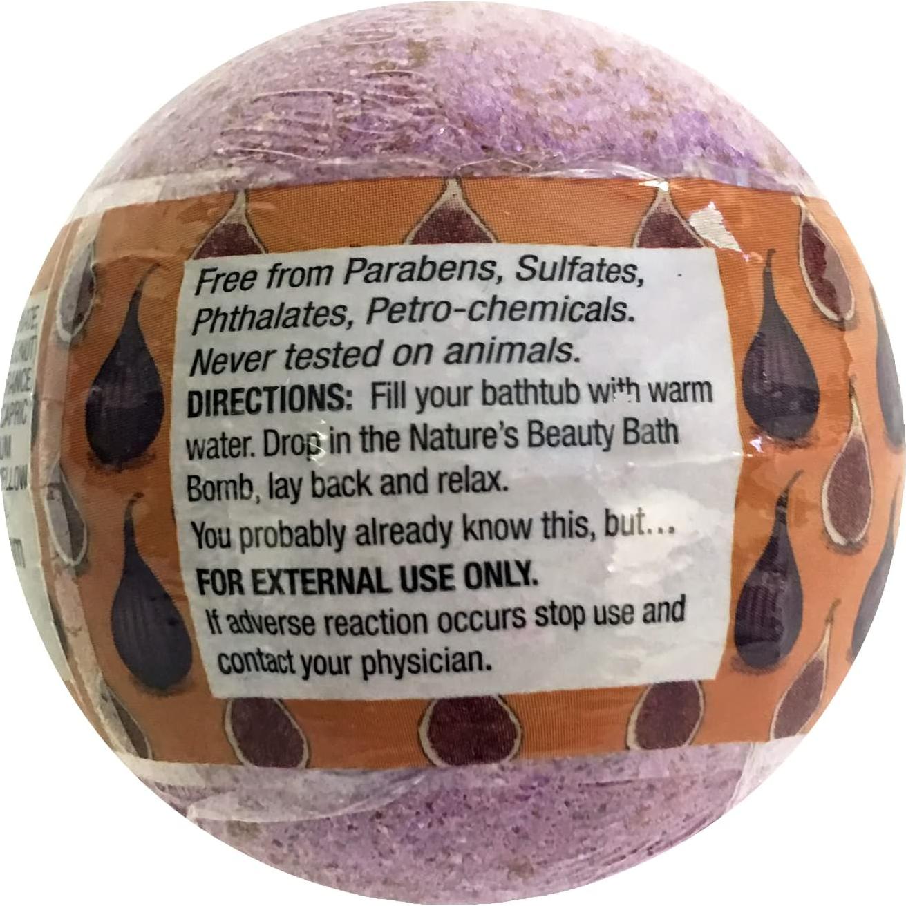 Bomba de Baño Natural Garcoa - Azúcar Moreno y Higo, 130g (4 Pzas)