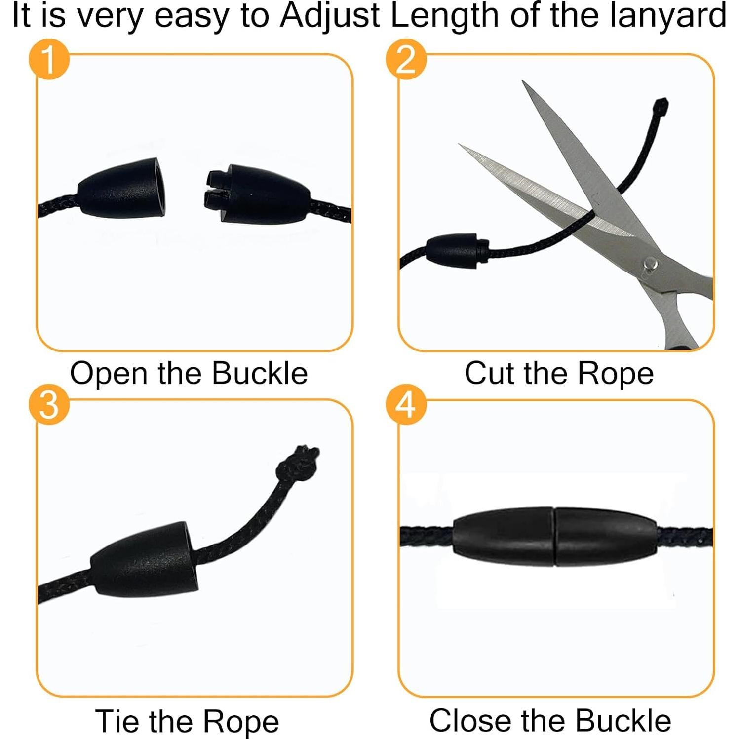 Cinta de Identificación Icycay 4 de Julio con Carrete Retráctil
