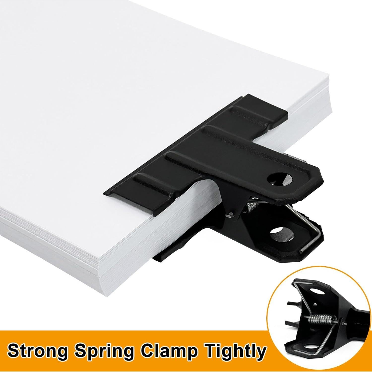 Clips de Carpeta Grandes POERMA 120mm Paquete de 8