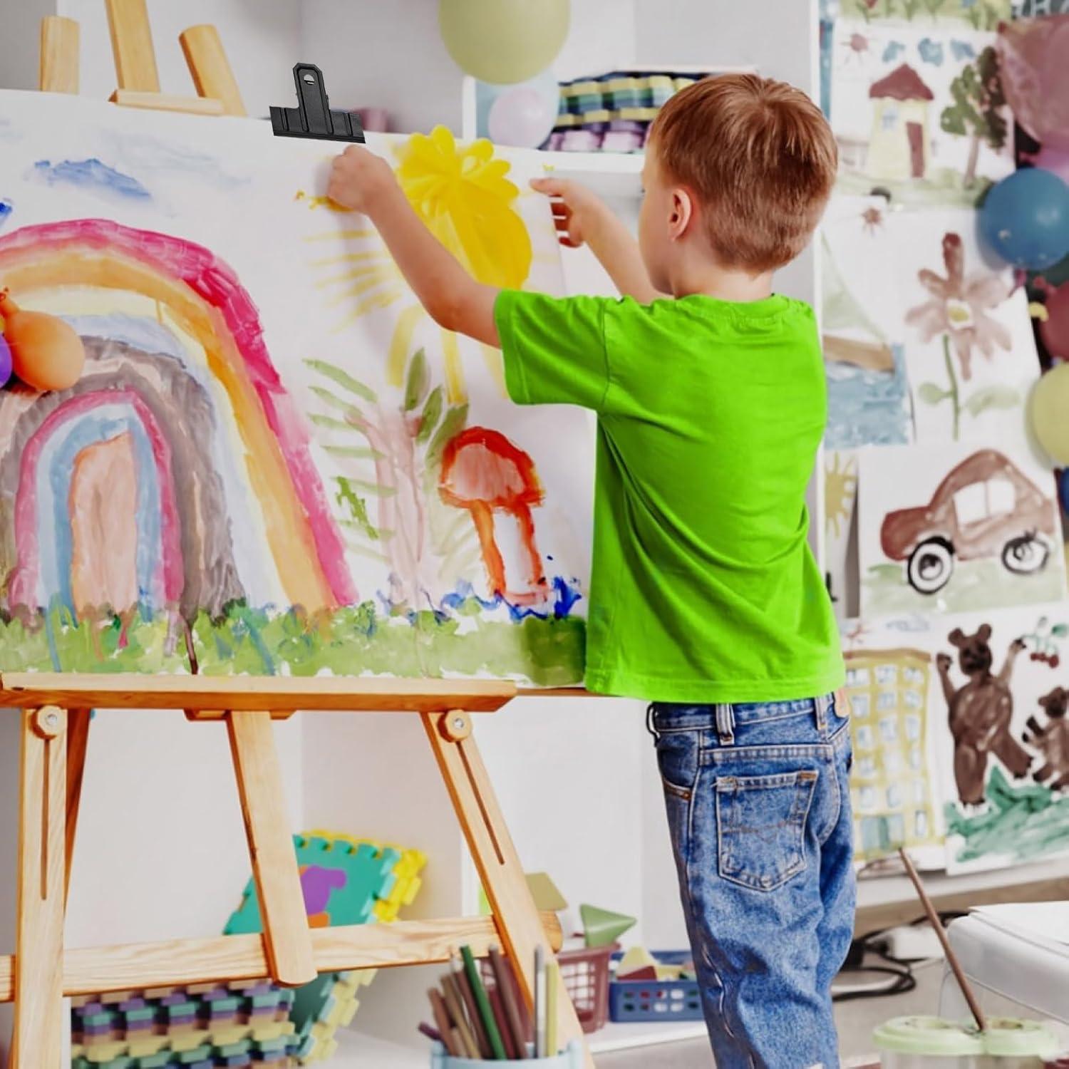 Clips de Carpeta Grandes POERMA 120mm Paquete de 8