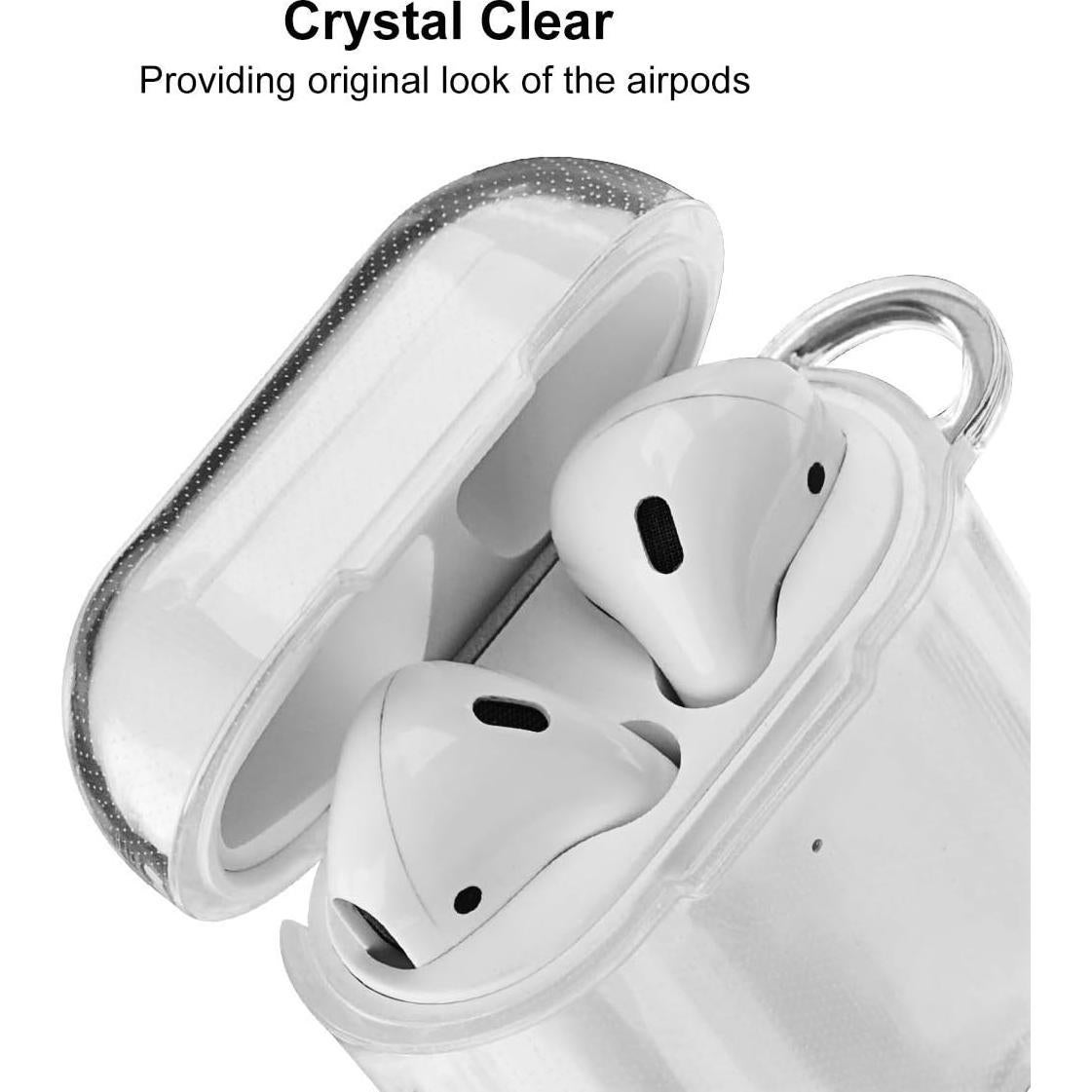Funda TPU Transparente AIRSPO para AirPods 1/2 con Llavero
