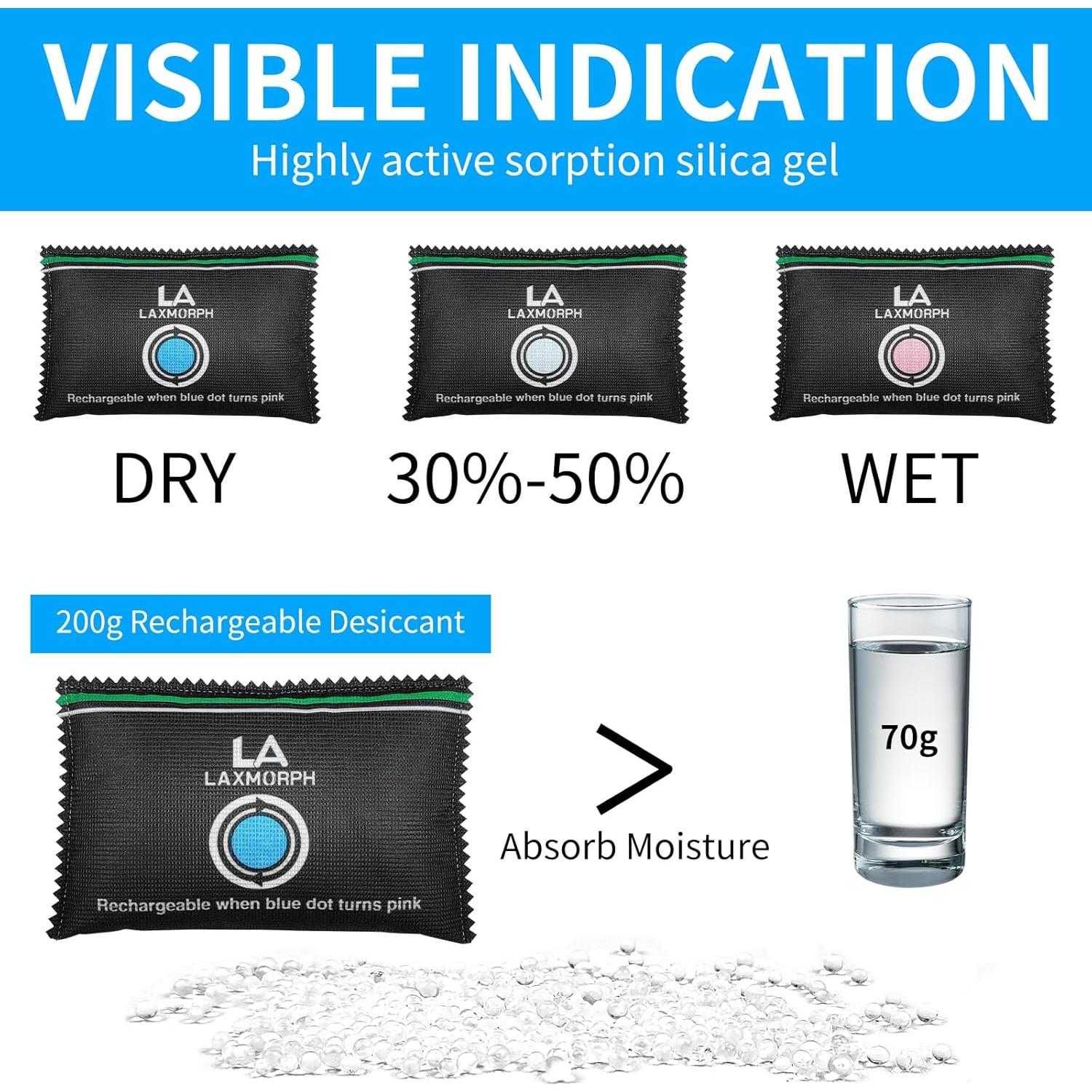 Bolsa Deshidratante Recargable Laxmorph 200g - Absorbe Humedad