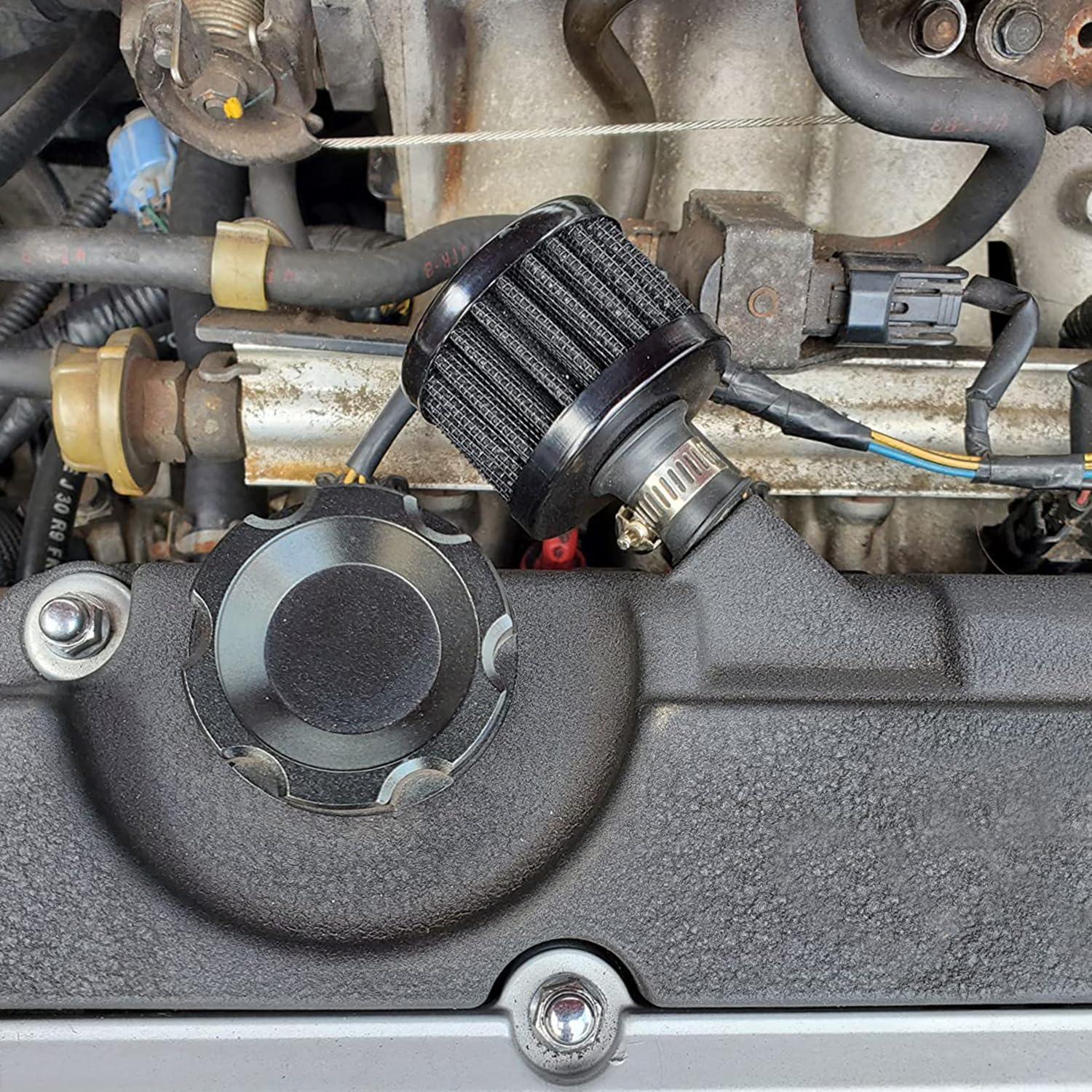 Filtro de Aire Mini Universal HXGXKBQ 12mm Rojo 2 Piezas