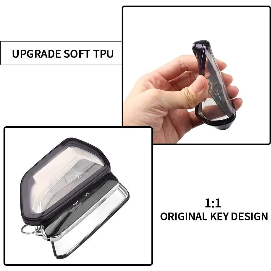 Funda de Llave QBUC para Volkswagen ID.4 Golf GTI - Negro