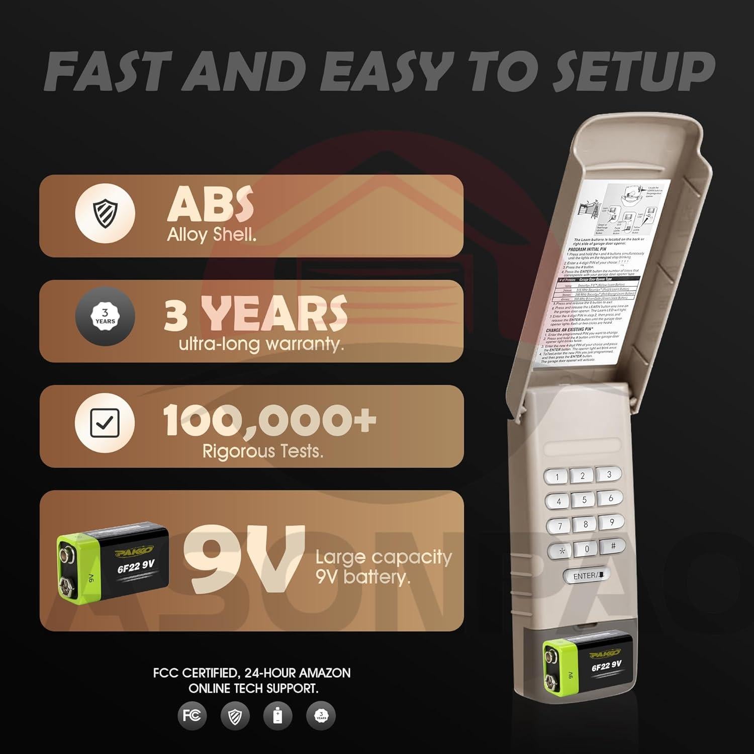 Teclado Inalámbrico LiftMaster 877LM Seguridad+ 2.0 MyQ