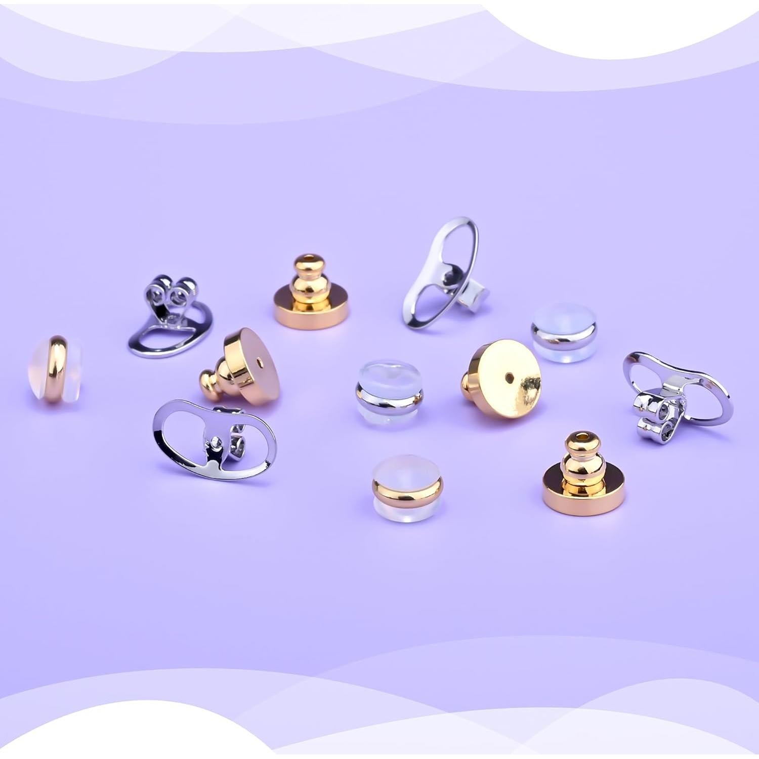 Resortes para Pendientes Antialérgicos Goffing Caída 2 - 6 Pares