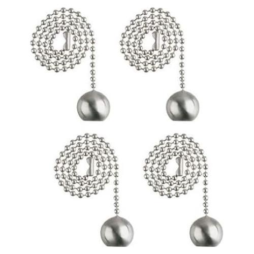 Cadena de Tirón Ciata 30.48 cm Níquel Cepillado - Paquete de 4