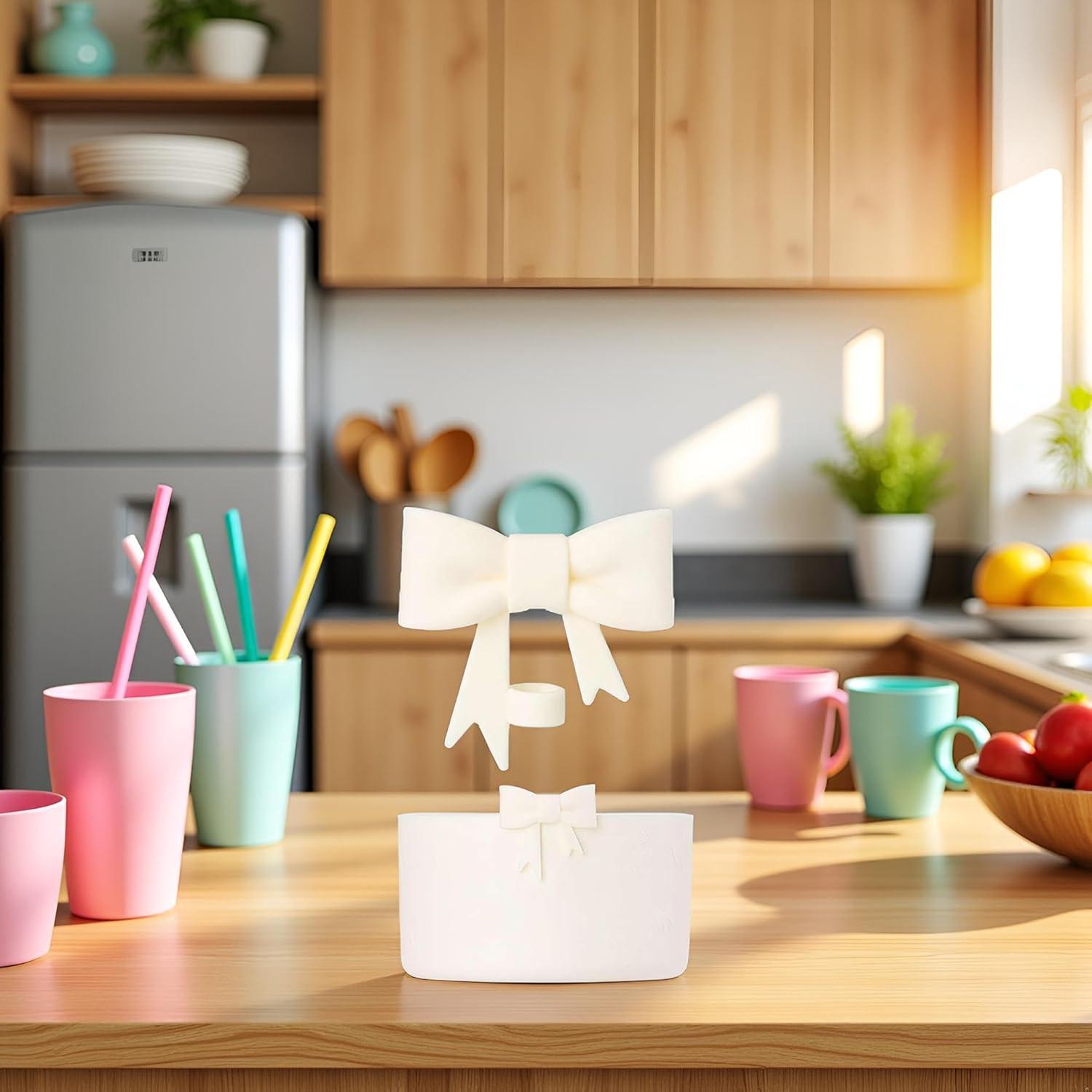 Set Tapa de Pajita Lazo y Manga Silicona WLngtv para Stanley