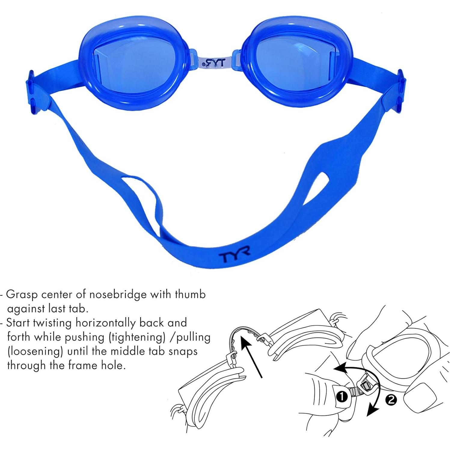 Gafas de Rendimiento TYR Racetech Azul con Lente UV