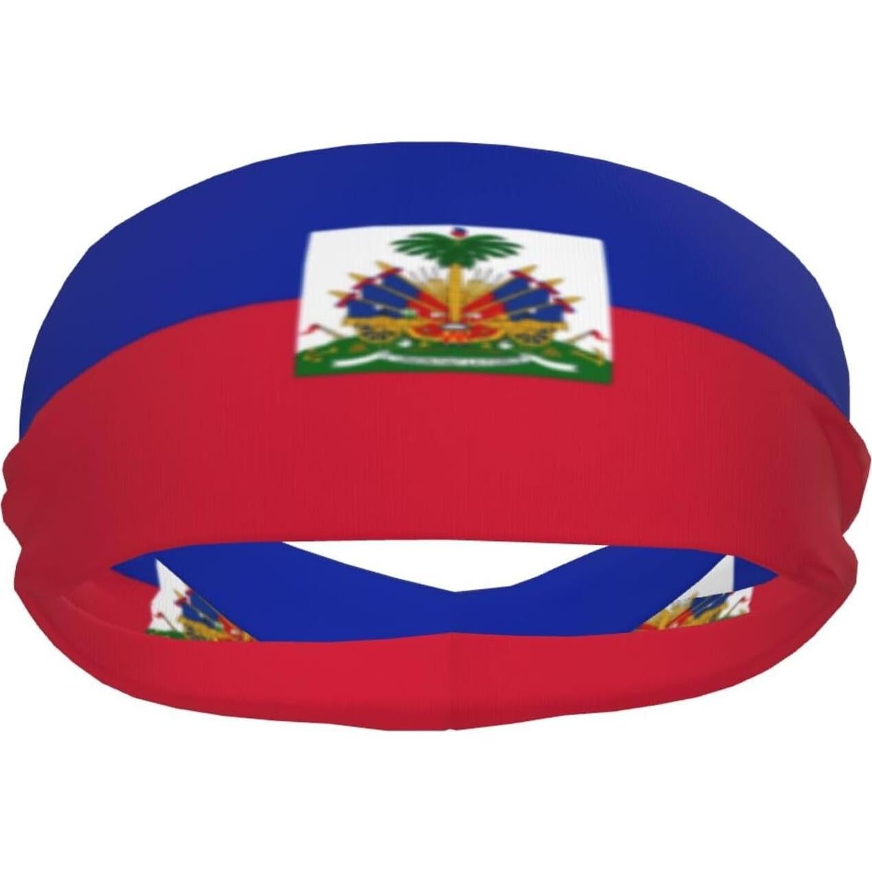 Banda deportiva Gelxicu bandera de Haití unisex para ejercicio