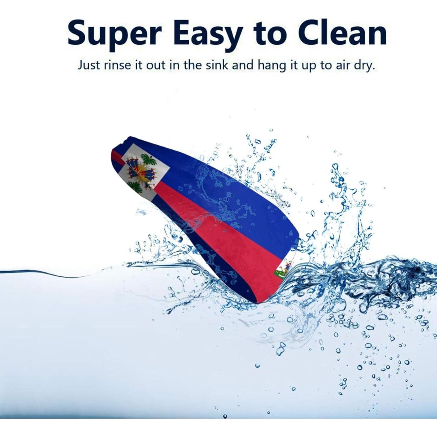 Banda deportiva Gelxicu bandera de Haití unisex para ejercicio