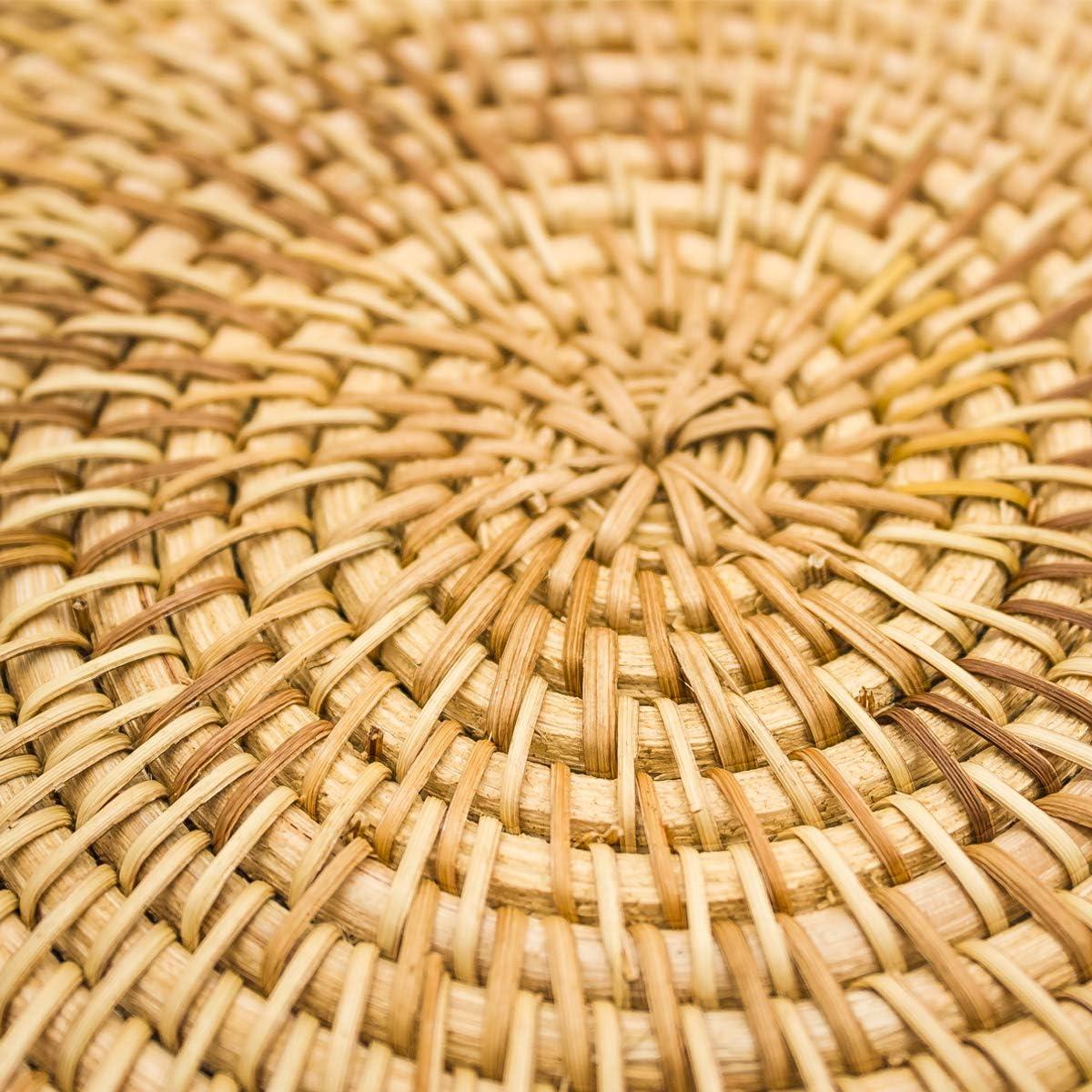 Trivetes de Ratán BEEHOMEE 17.97 cm Resistentes al Calor