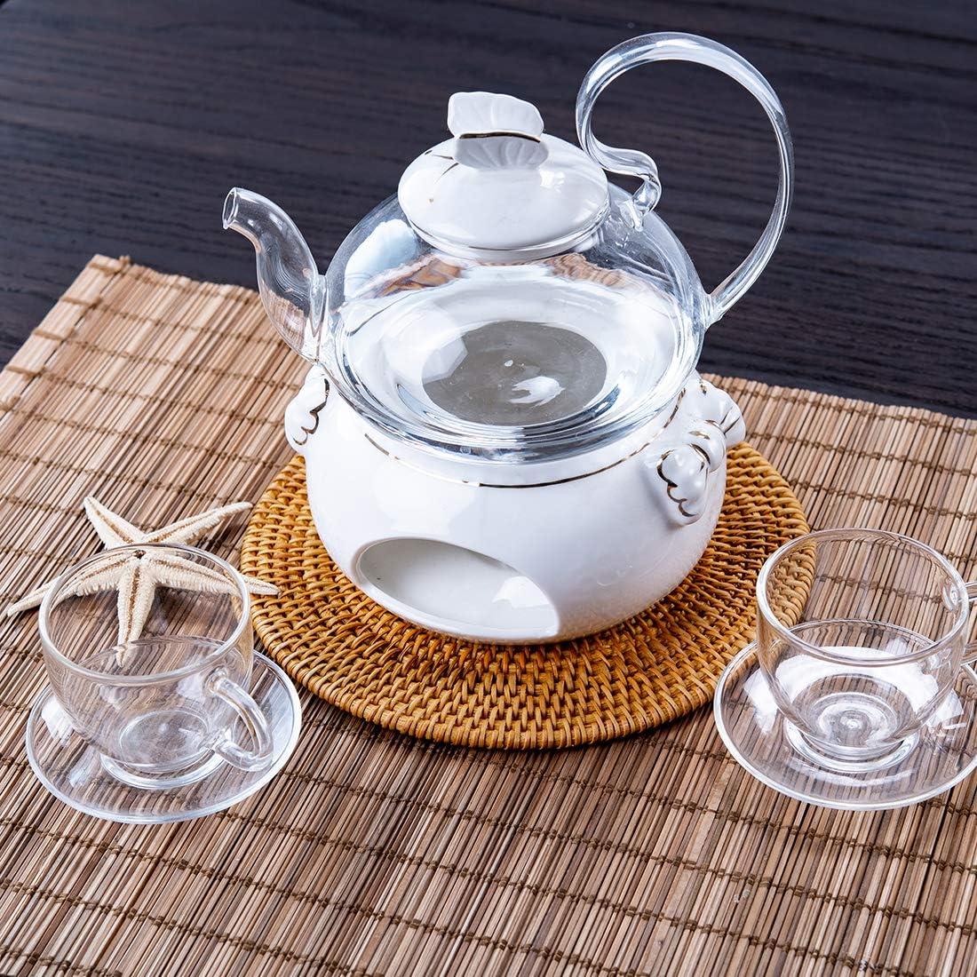 Trivetes de Ratán BEEHOMEE 17.97 cm Resistentes al Calor