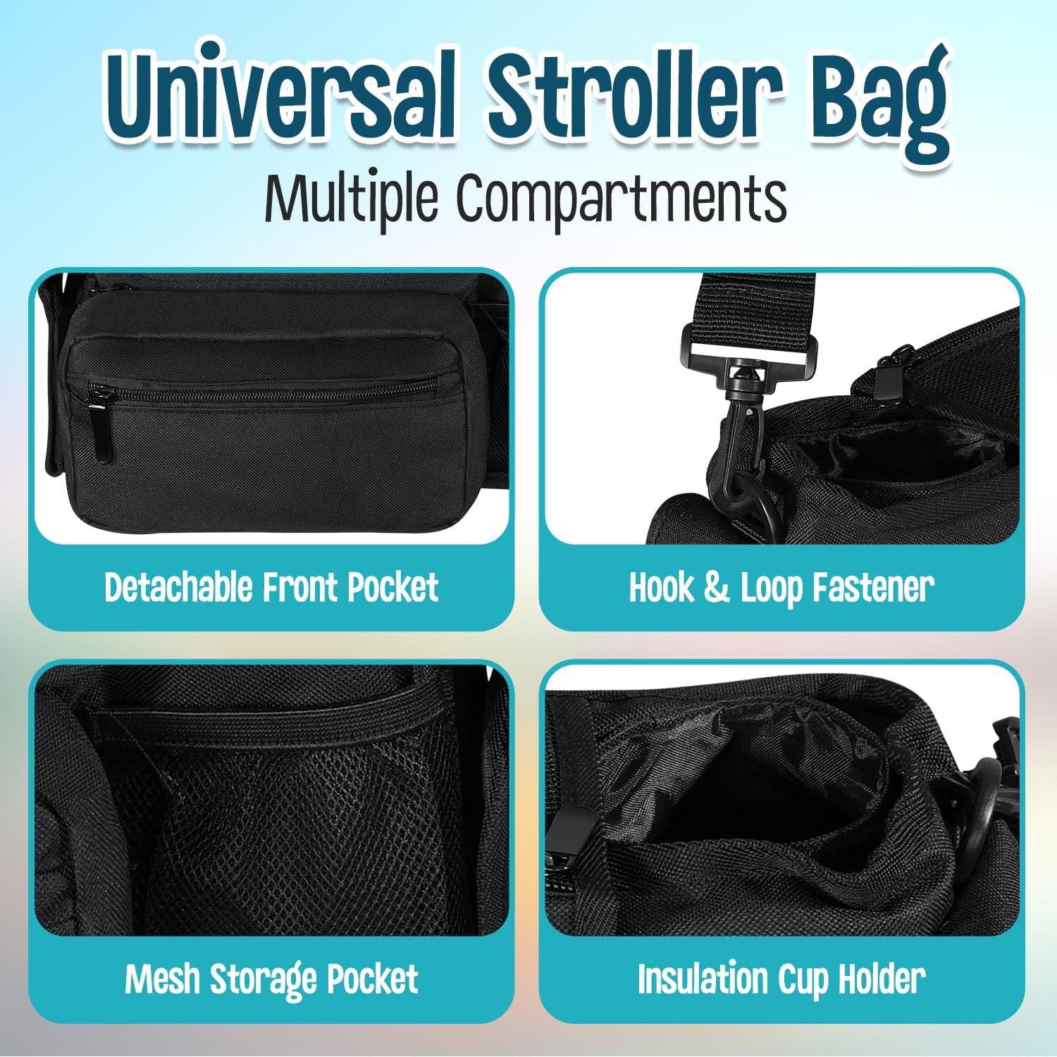 Conjunto Organizador para Cochecito Homeify - Bolsa + Soporte Vaso