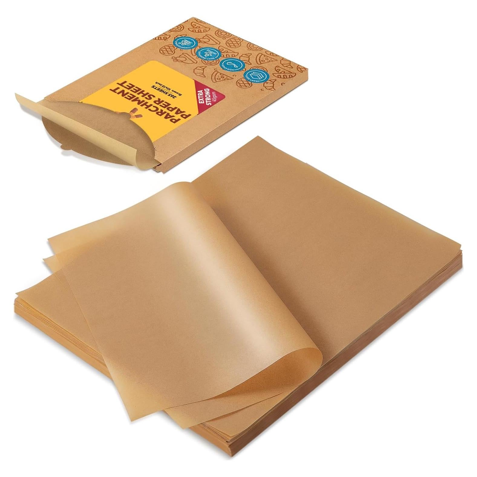 Hojas de Papel Pergamino Katbite 265 Pcs 25.4x38.1 cm