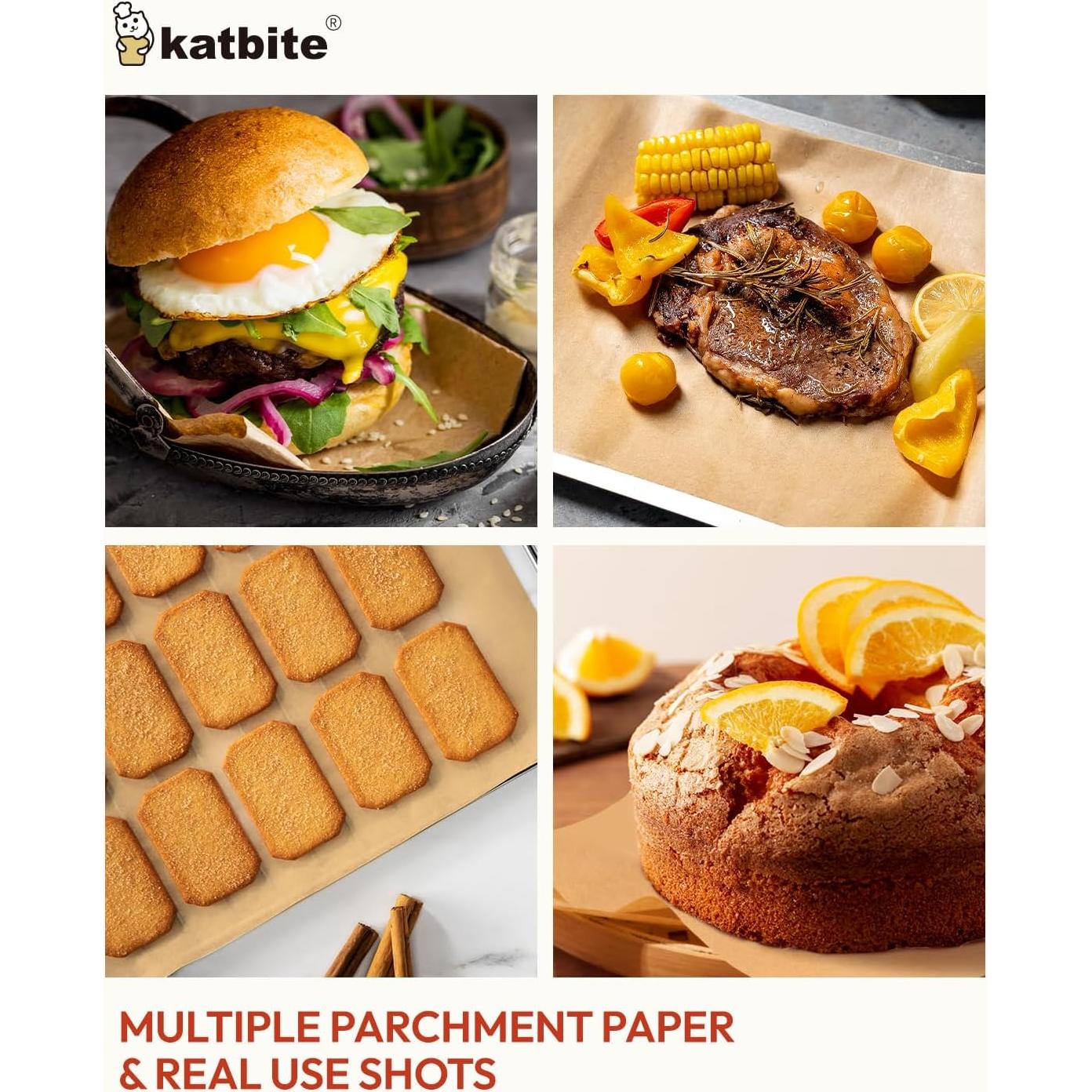 Hojas de Papel Pergamino Katbite 265 Pcs 25.4x38.1 cm