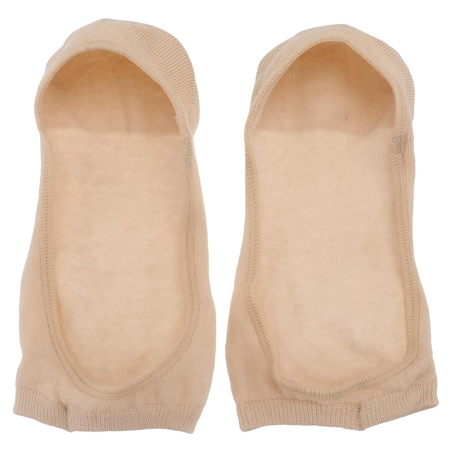 Calcetines de mujer antideslizantes de algodón negro - 26x7 cm