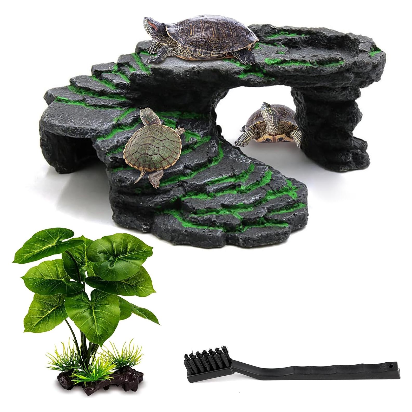 Kit Plataforma de Sol para Tortugas Moonorange 25x9.5cm