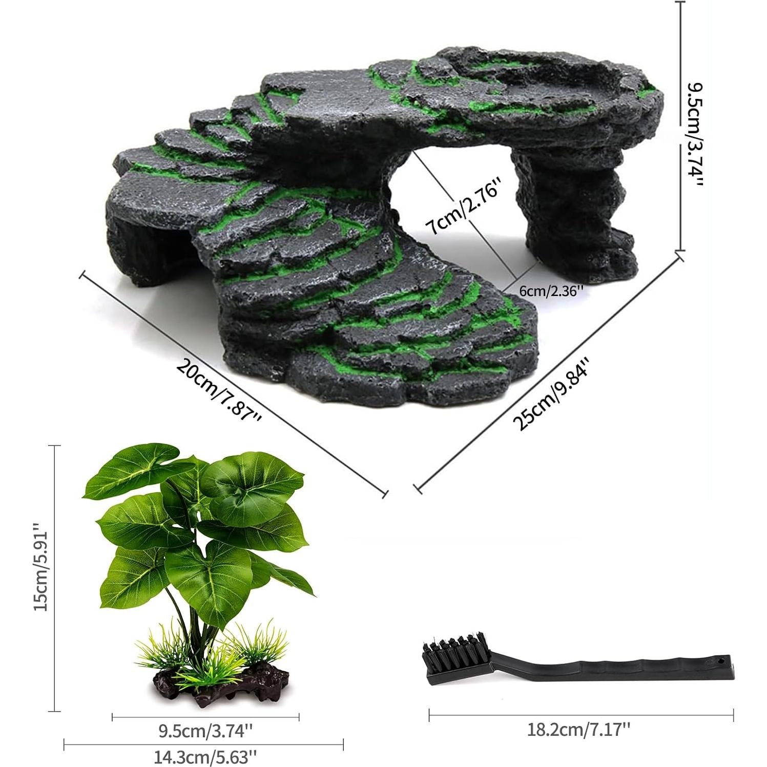 Kit Plataforma de Sol para Tortugas Moonorange 25x9.5cm