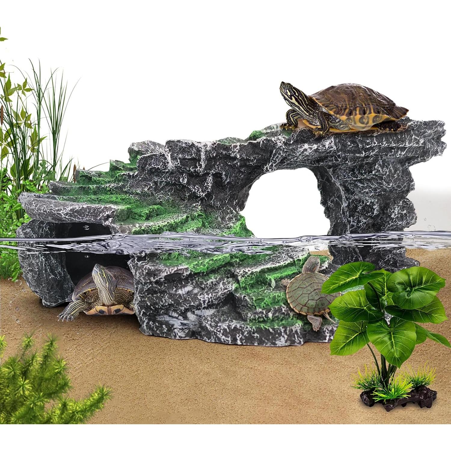 Kit Plataforma de Sol para Tortugas Moonorange 25x9.5cm