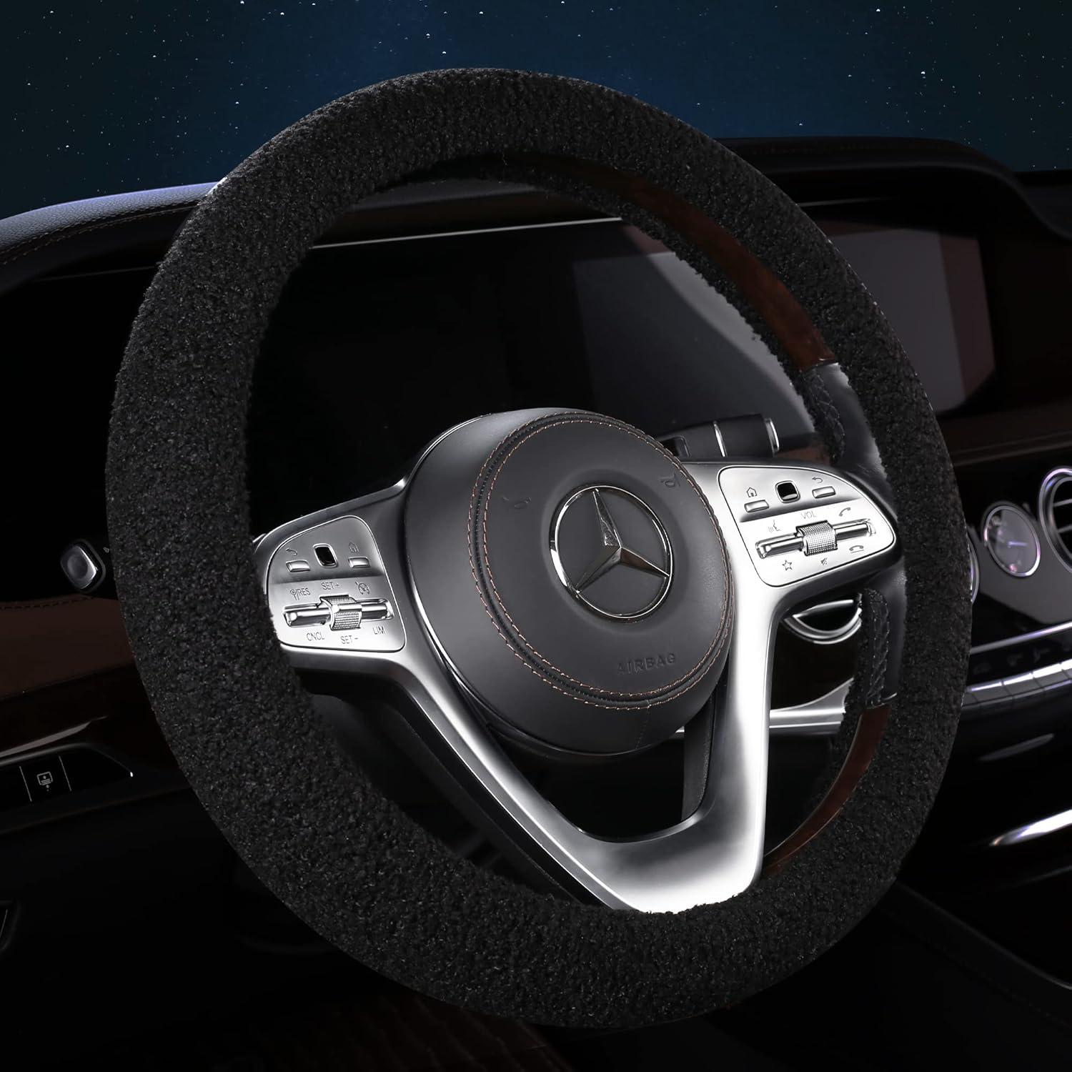 Cubierta de Volante de Invierno HighnessHwoo TEDDY Negra 37.5-38.5cm