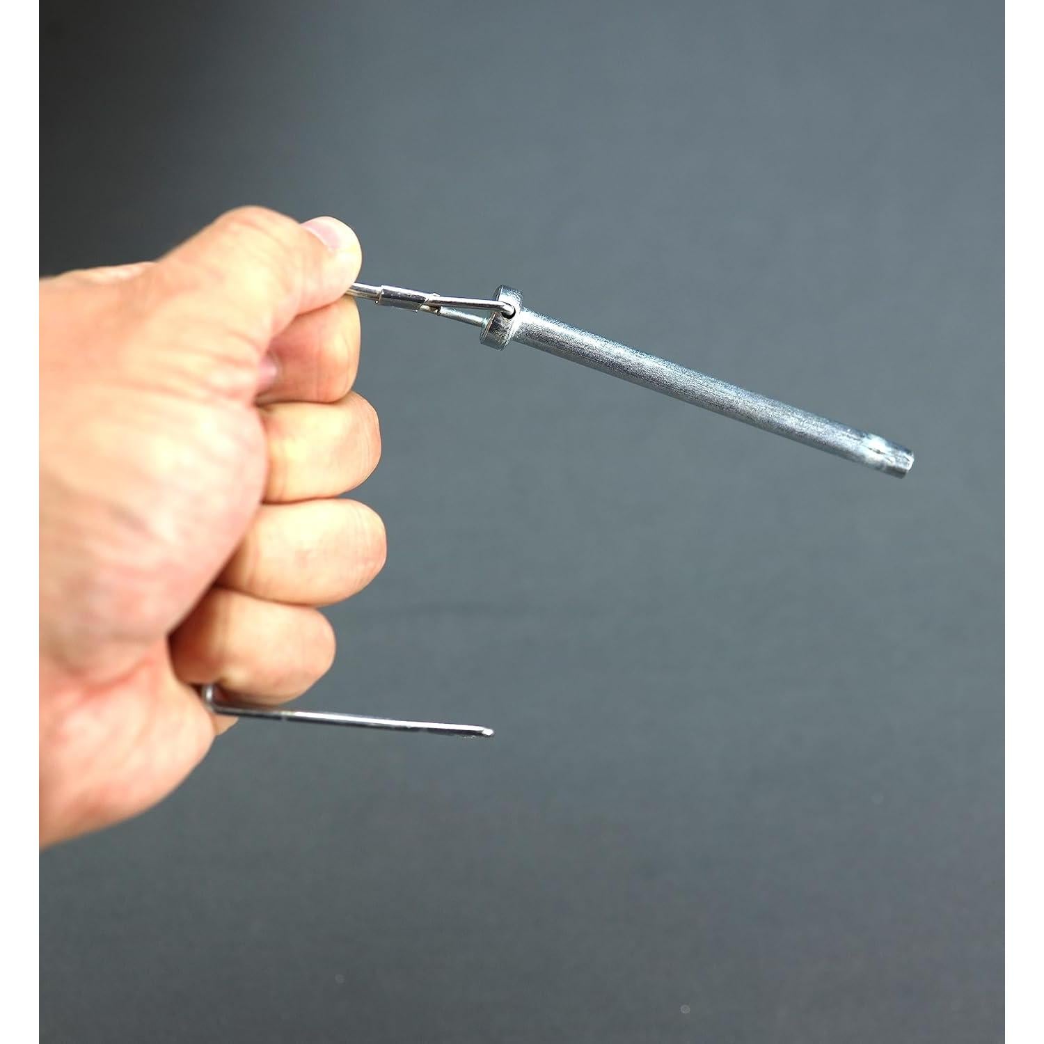 Paquete de 10 pines de bloqueo Harrier 0.79 cm x 10.16 cm acero