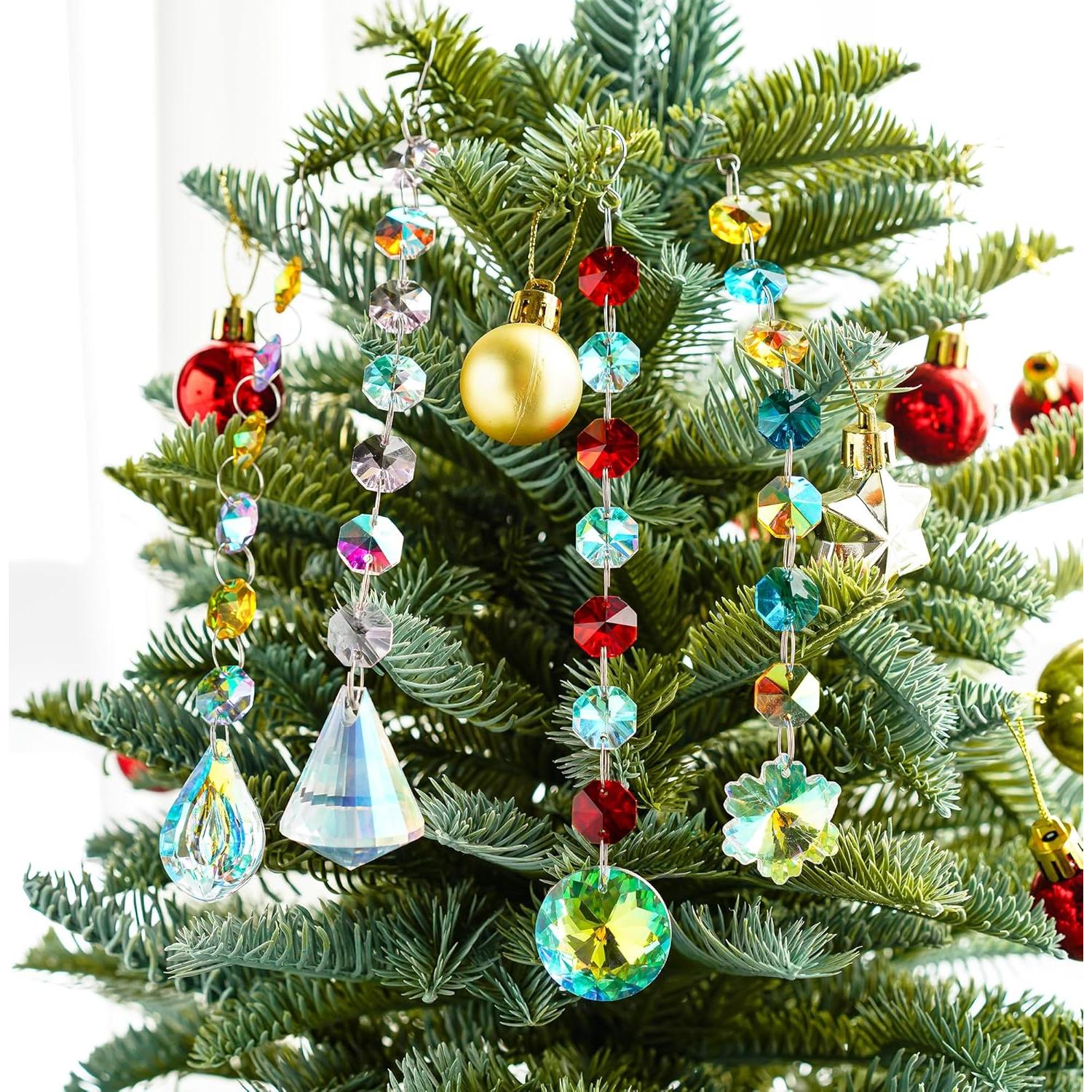 Kit de Suncatchers DIY Kanpura 164 Piezas con Prismas y Cuentas