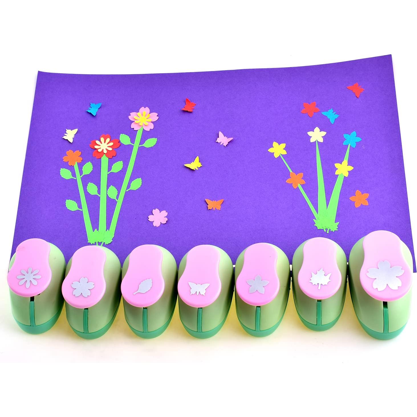 Juego de Troqueles de Papel 8 en 1 Kawendite - Flores y Mariposas