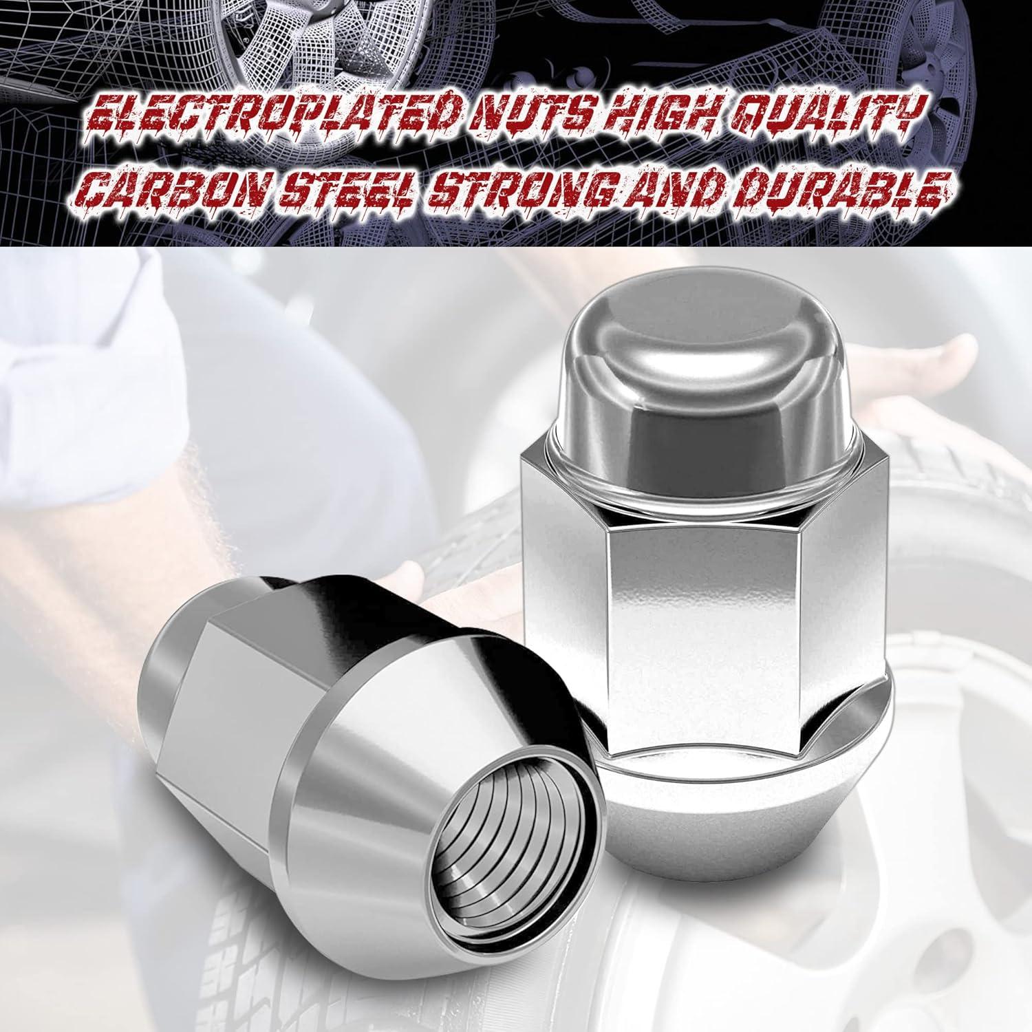 Tuercas de Rueda Acorn Richeer 14x1.5 Cromadas 20PCS