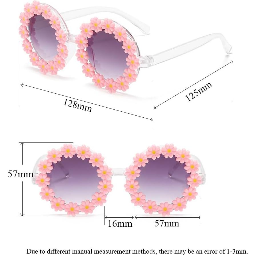 Gafas de sol redondas FBHLZ para niñas con protección UV400