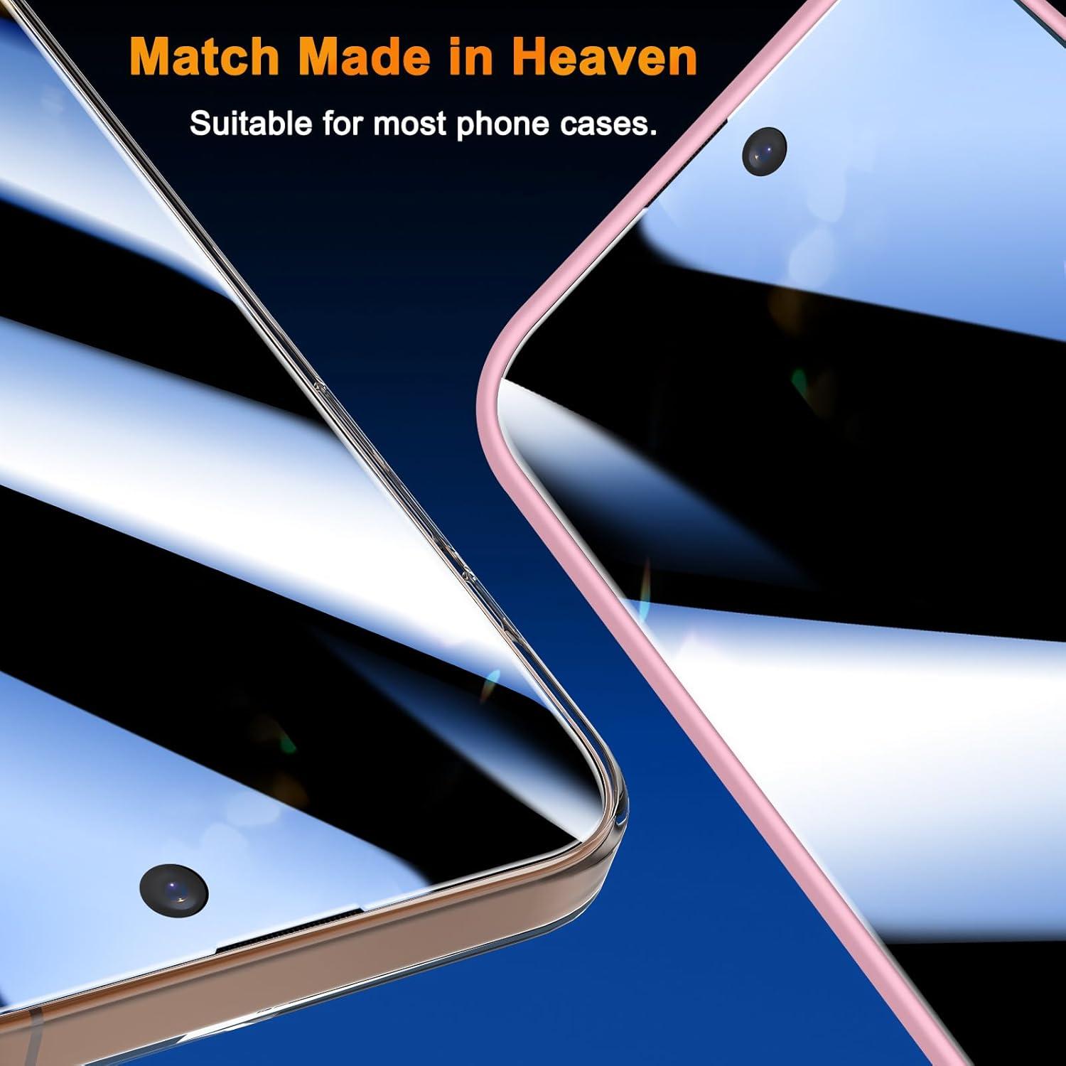 Protector de Pantalla Privado YWXTW para iPhone 16 Pro Max 6.9"