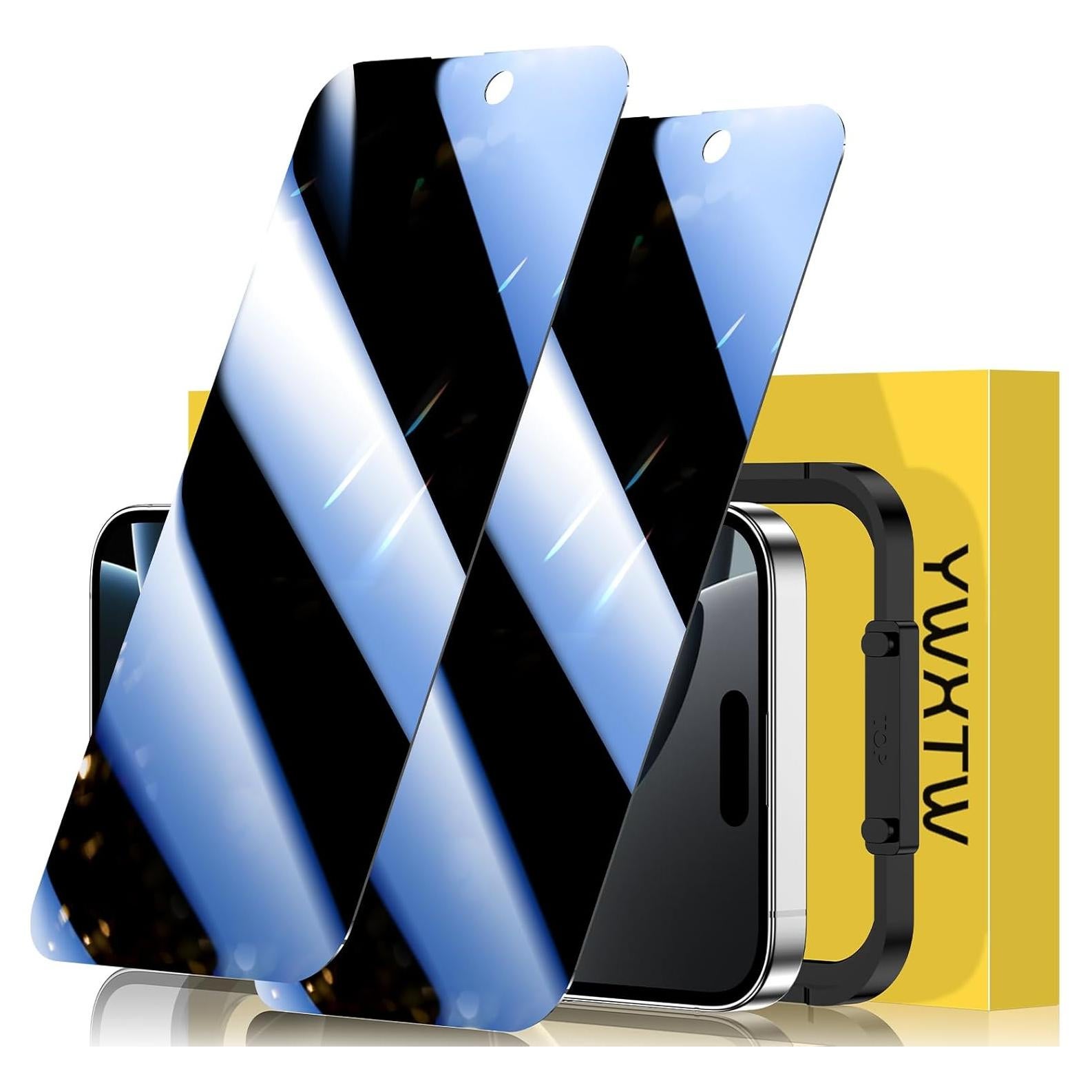 Protector de Pantalla Privado YWXTW para iPhone 16 Pro 6.3"