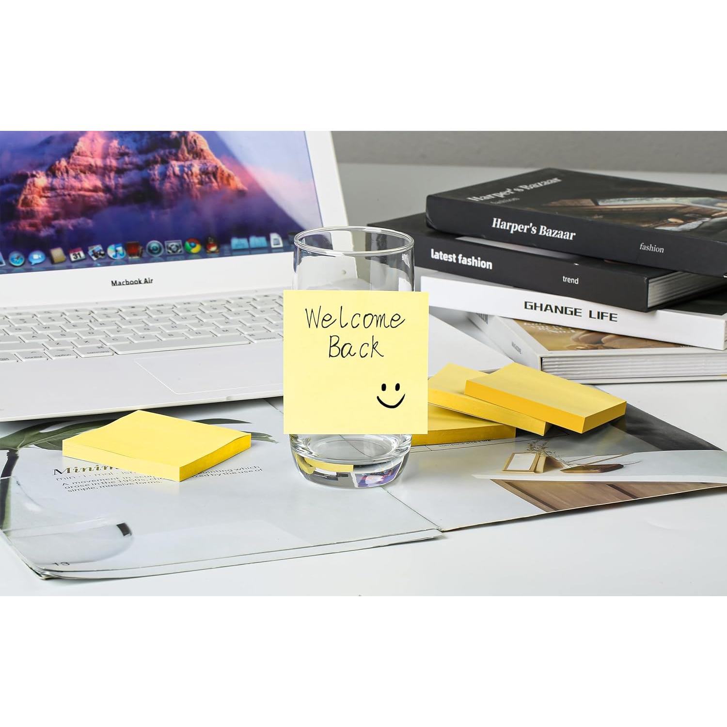 Notas Adhesivas Pop Up TKTB 3x3 Amarillo 18 Hojas