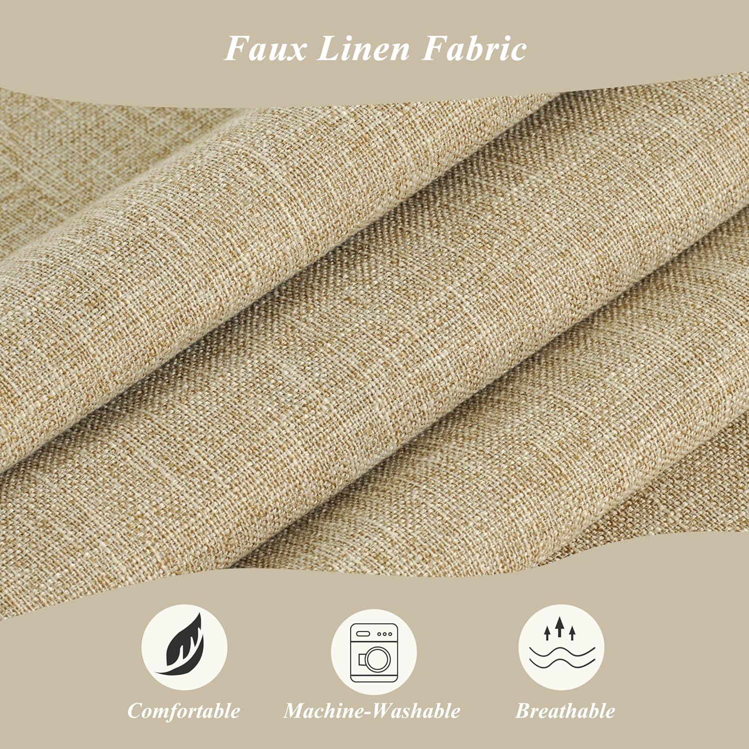 Juego de 2 Cojines para Silla Mecedora FlyGulls Beige 50.8x43.2cm