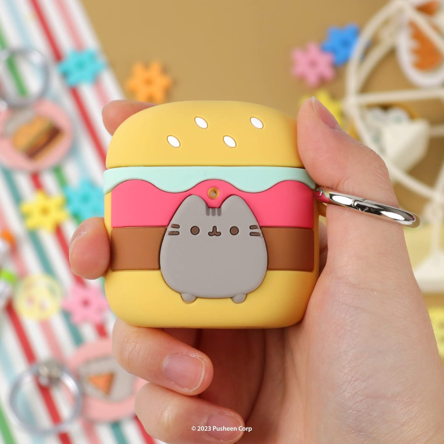 Funda Silicona iFace Pusheen para AirPods 1 y 2 - Hamburguesa